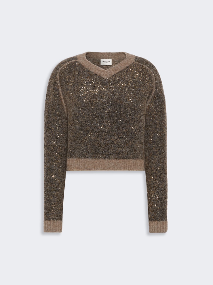 Cropped Alpaca-Blend Sweater - Weekend Max Mara - 2