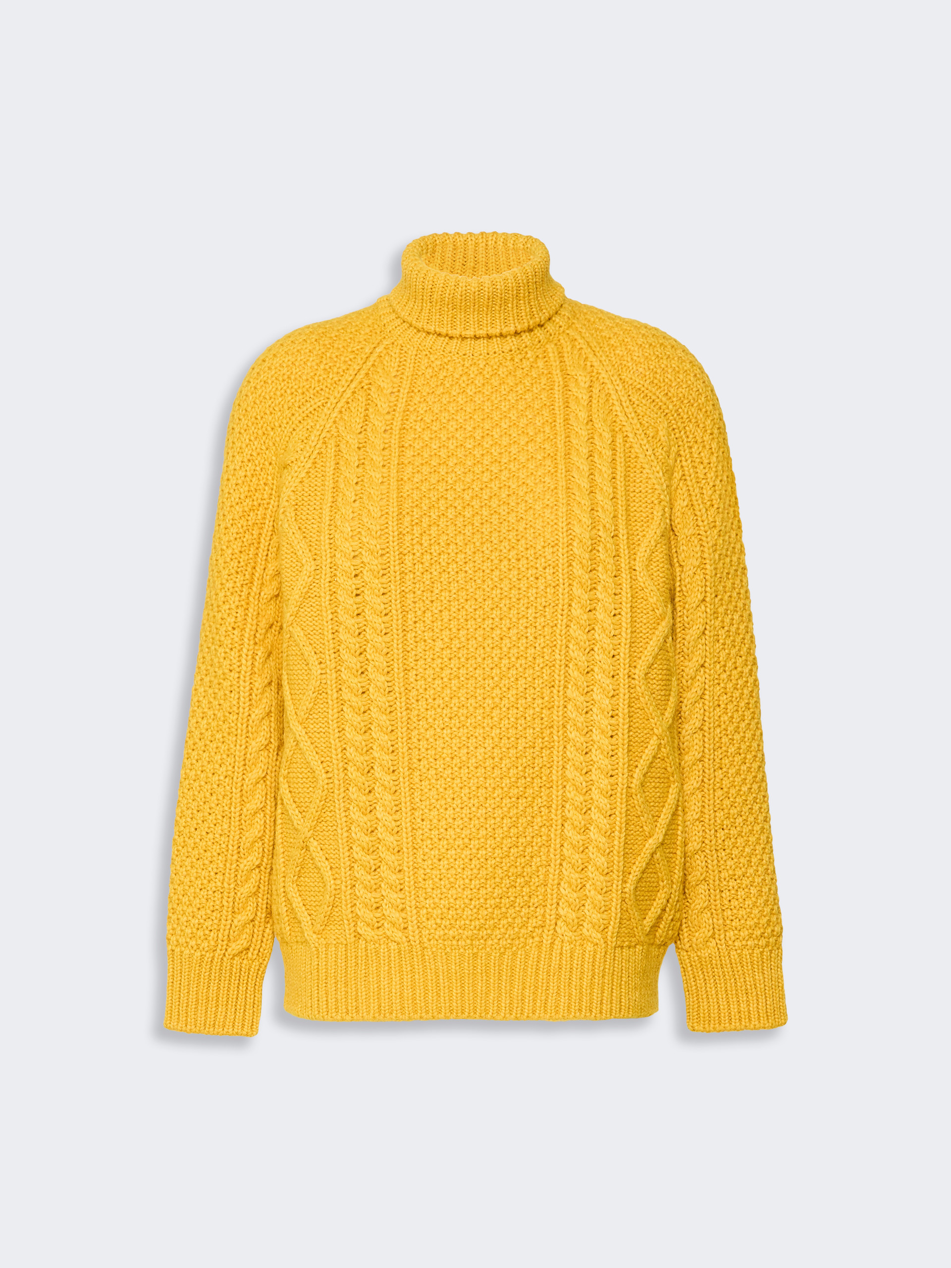 Wool yarn turtleneck Aran jumper - Weekend Max Mara - 5