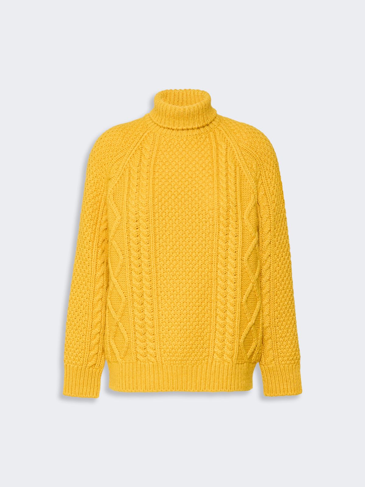 Wool yarn turtleneck Aran jumper - Weekend Max Mara - 5