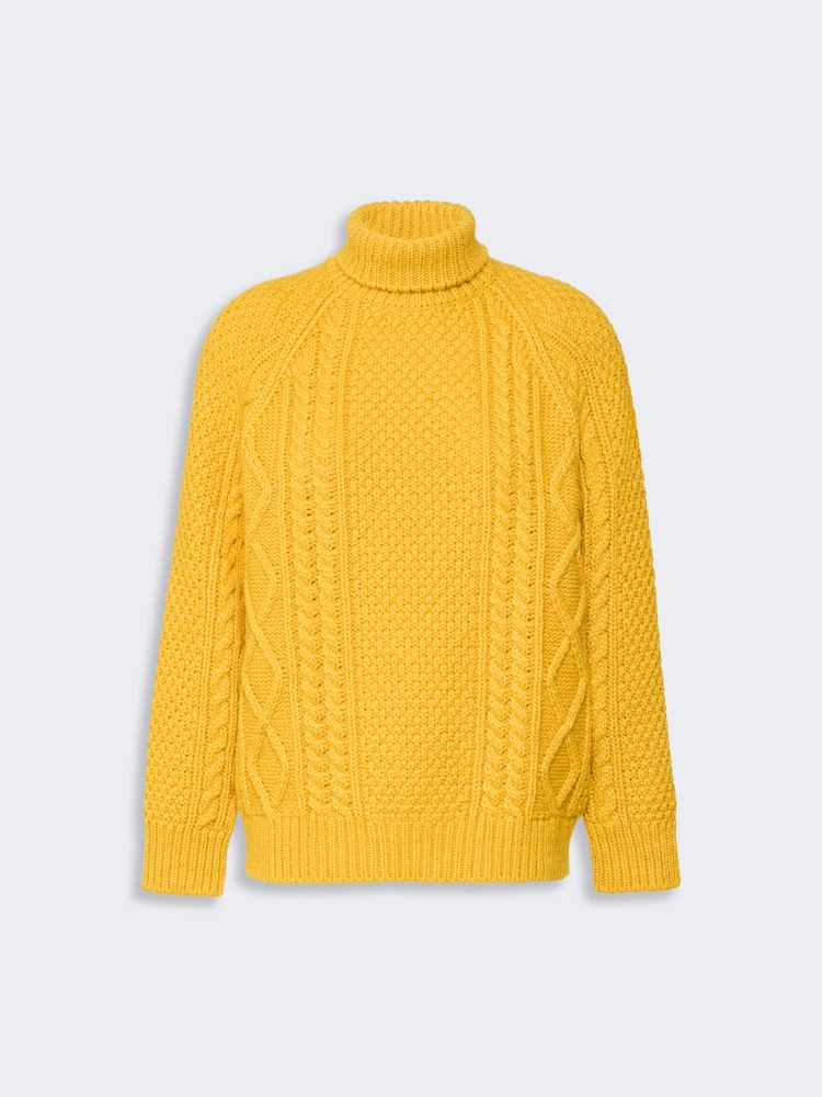 Wool yarn turtleneck Aran jumper - Weekend Max Mara - 2