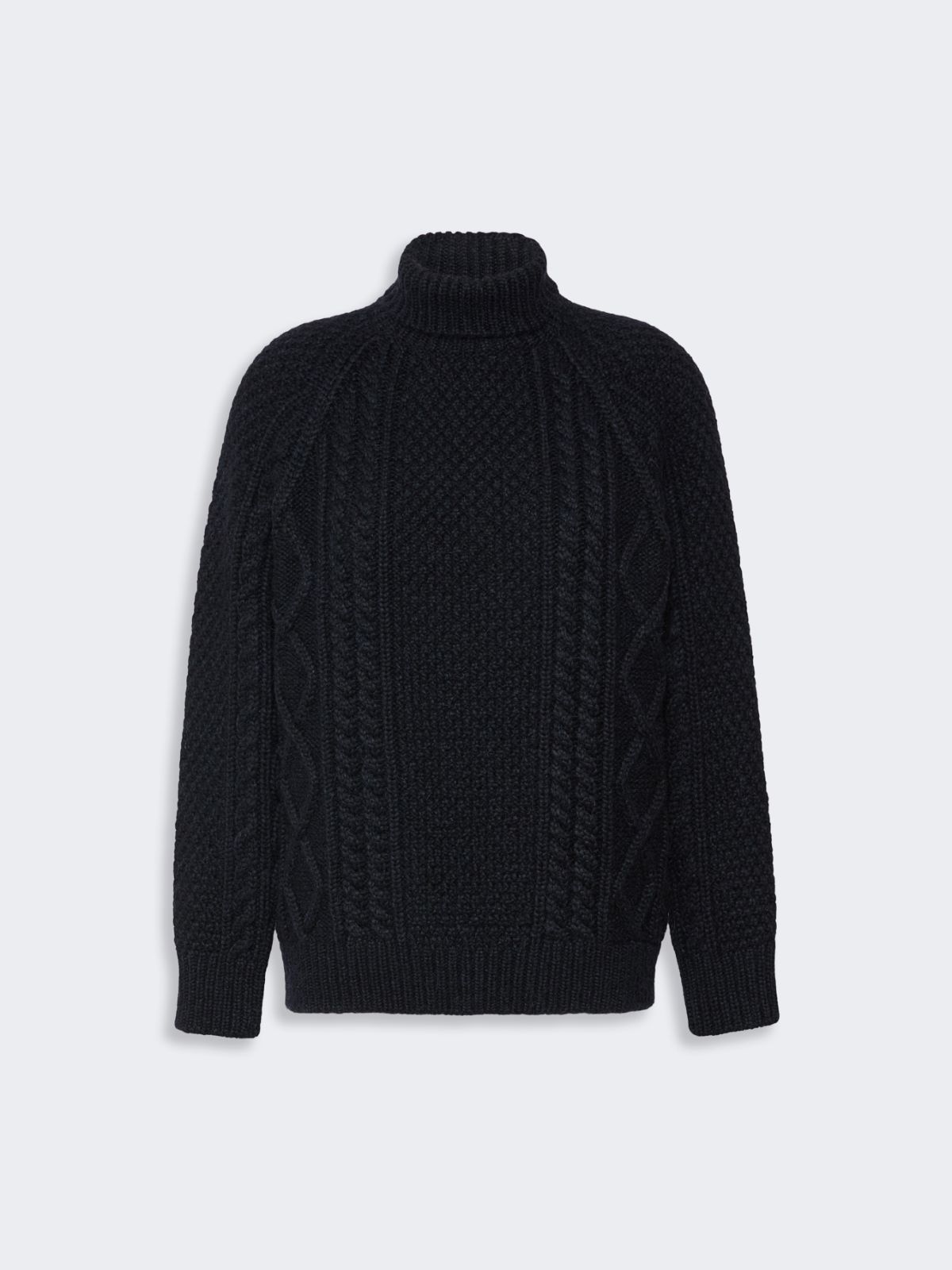 Wool yarn turtleneck Aran jumper - Weekend Max Mara - 5