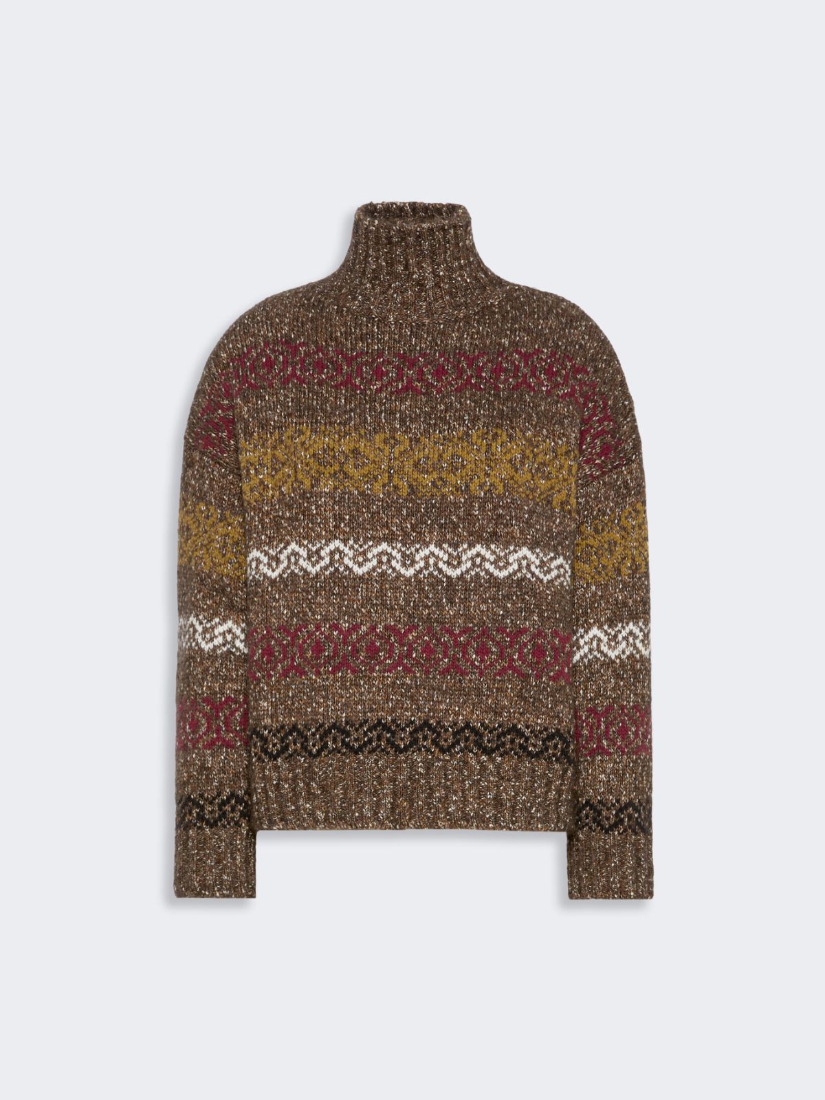 Wool-Cotton Turtleneck Sweater - Weekend Max Mara - 5