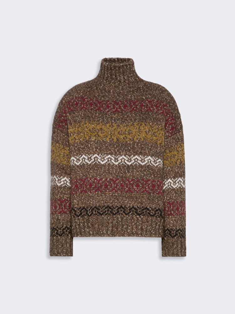 Wool-Cotton Turtleneck Sweater - Weekend Max Mara - 2
