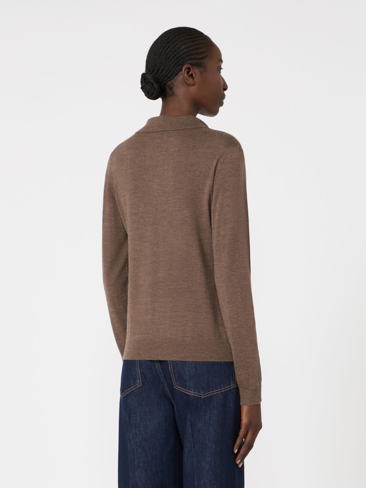 Wool and cashmere yarn polo shirt - Weekend Max Mara - 3