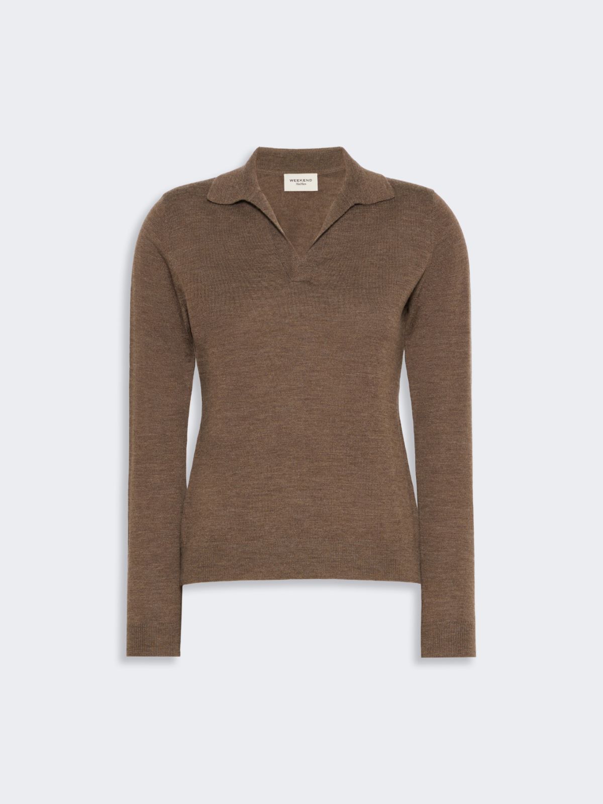 Wool and cashmere yarn polo shirt - Weekend Max Mara - 5