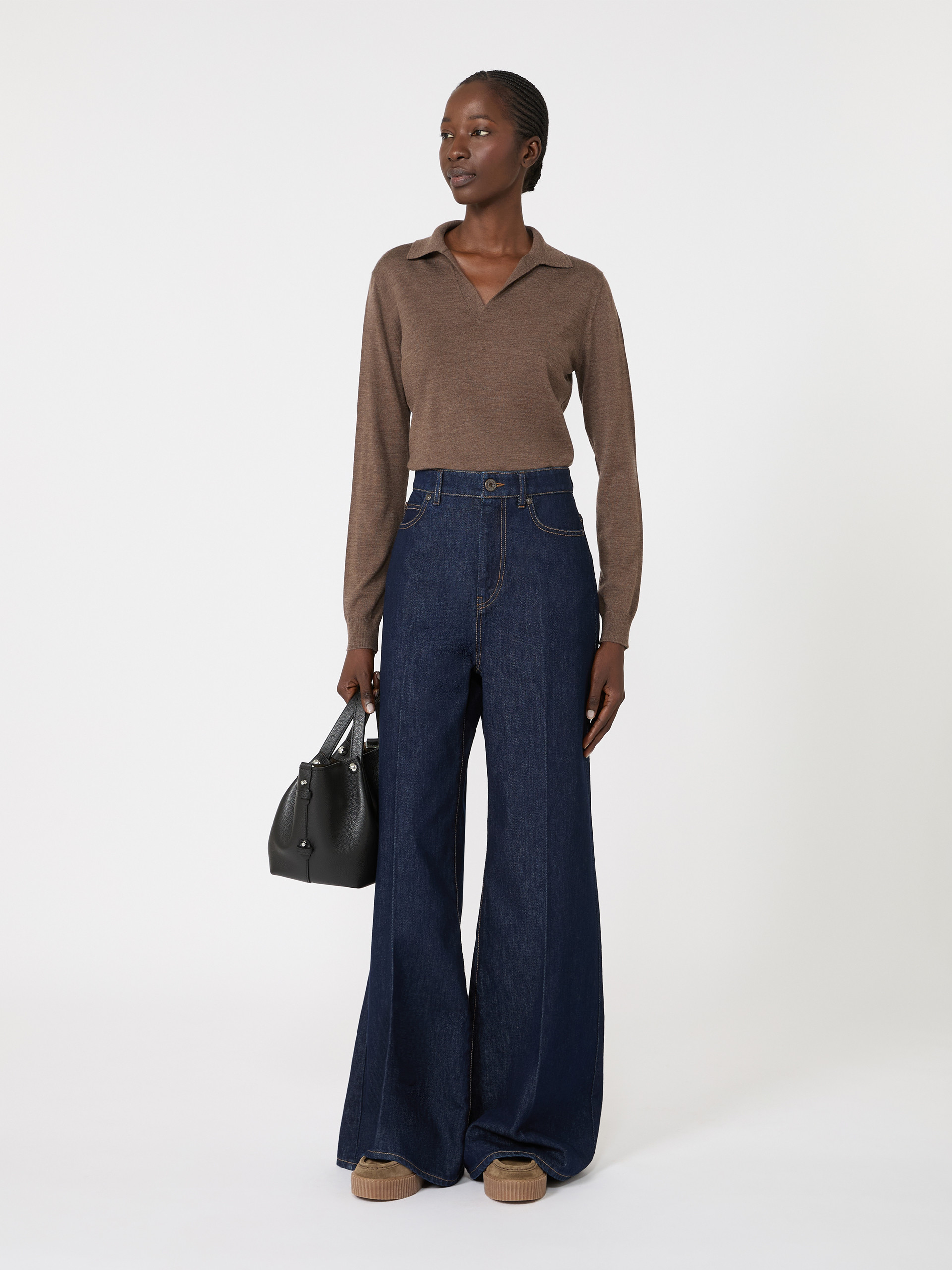 Wool and cashmere yarn polo shirt - Weekend Max Mara