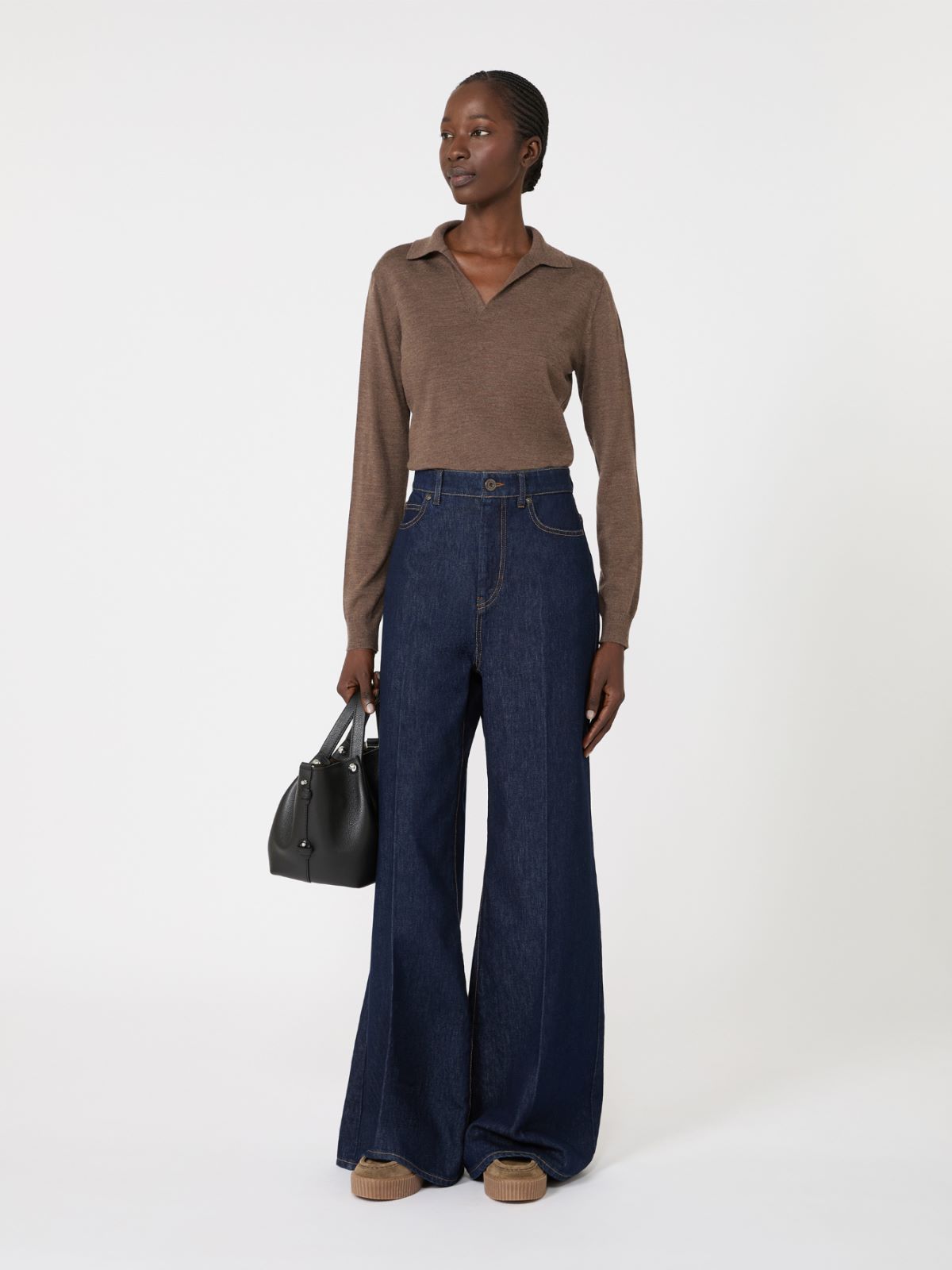 Wool and cashmere yarn polo shirt - Weekend Max Mara