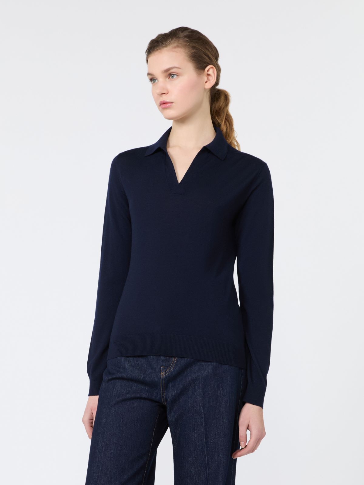 Wool and cashmere yarn polo shirt - Weekend Max Mara - 2