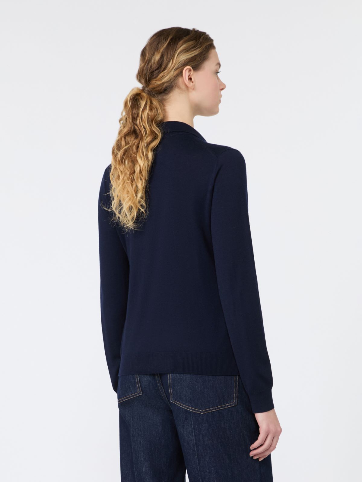 Wool and cashmere yarn polo shirt - Weekend Max Mara - 3