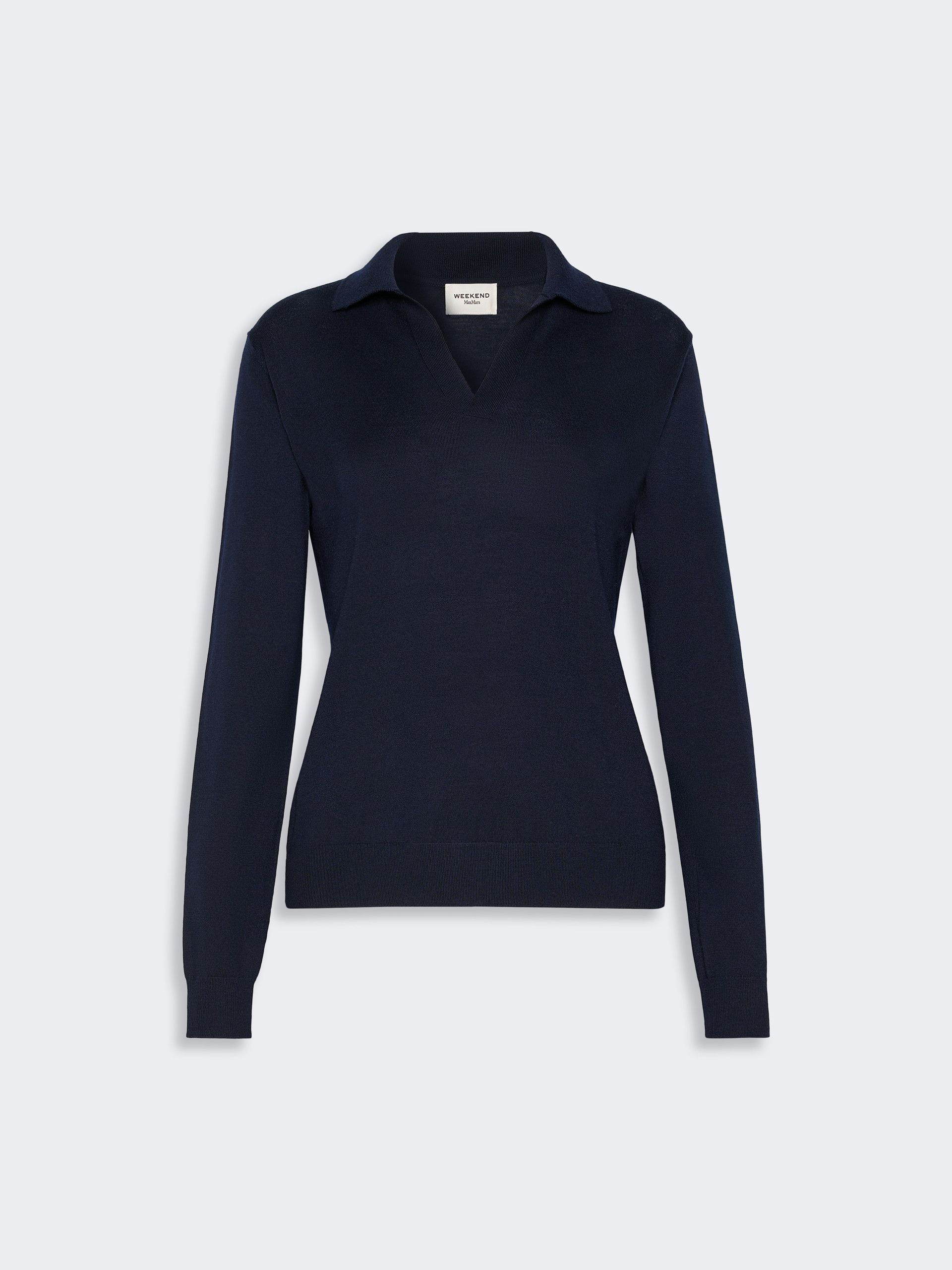 Wool and cashmere yarn polo shirt - Weekend Max Mara - 5