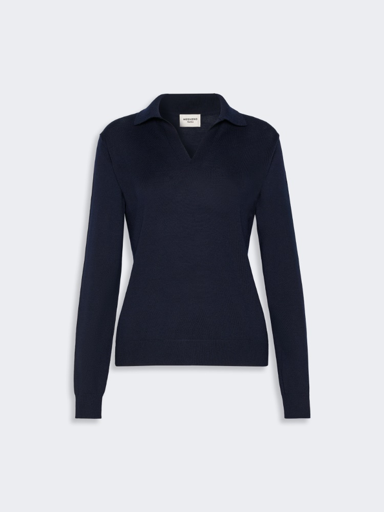 Wool and cashmere yarn polo shirt - Weekend Max Mara - 2