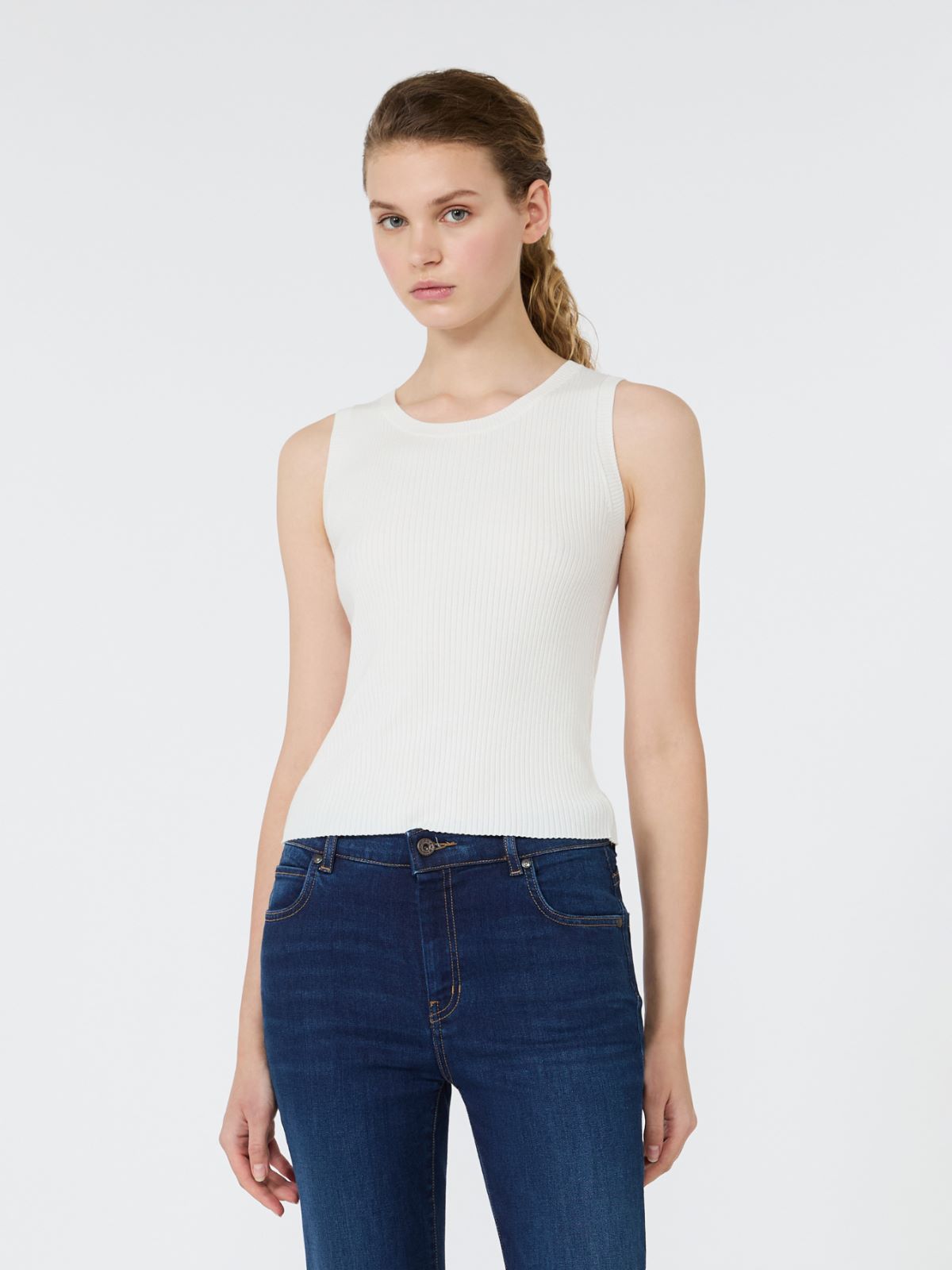 Sleeveless stretch viscose sweater - Weekend Max Mara - 2
