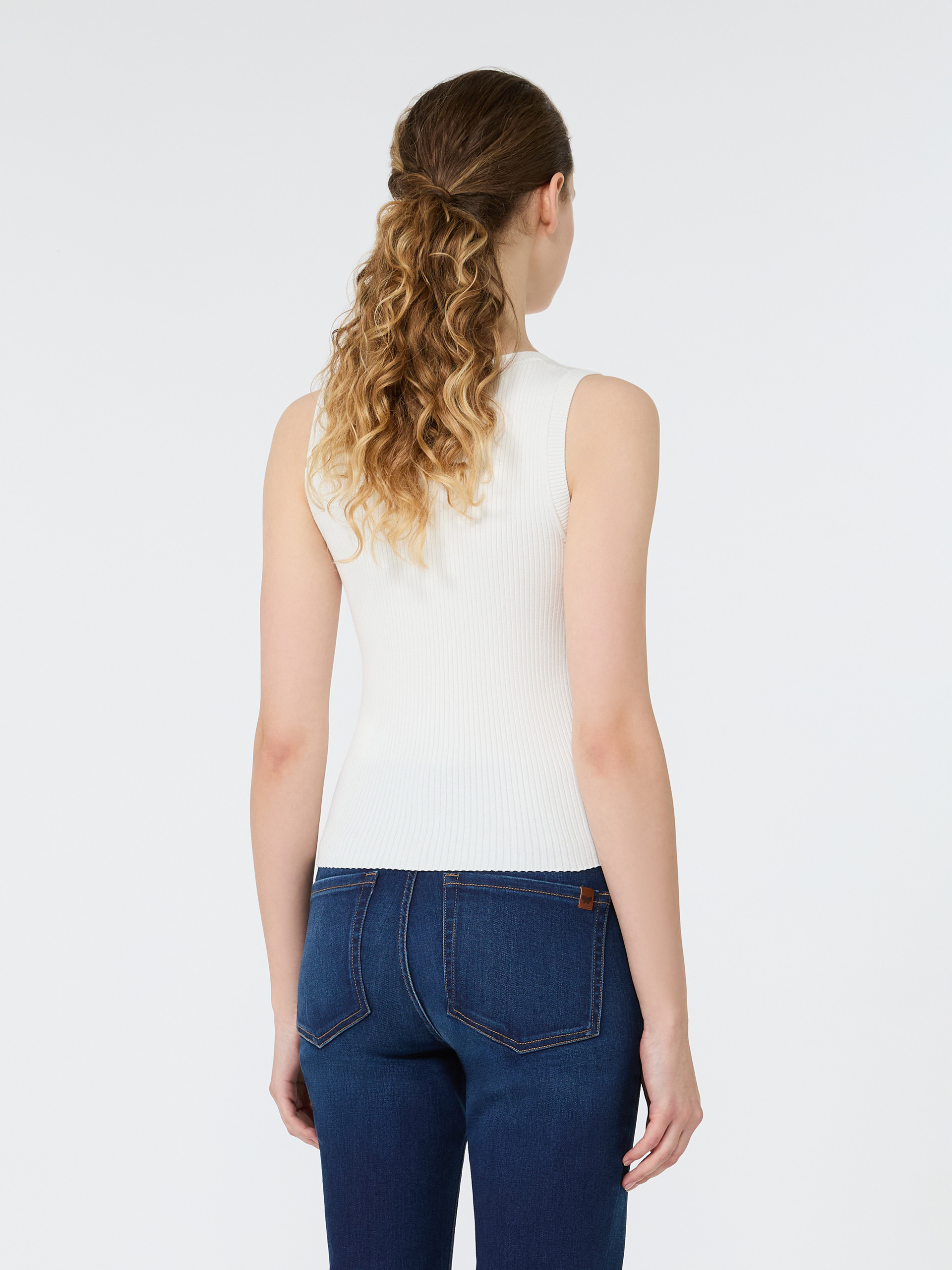 Sleeveless stretch viscose sweater - Weekend Max Mara - 3
