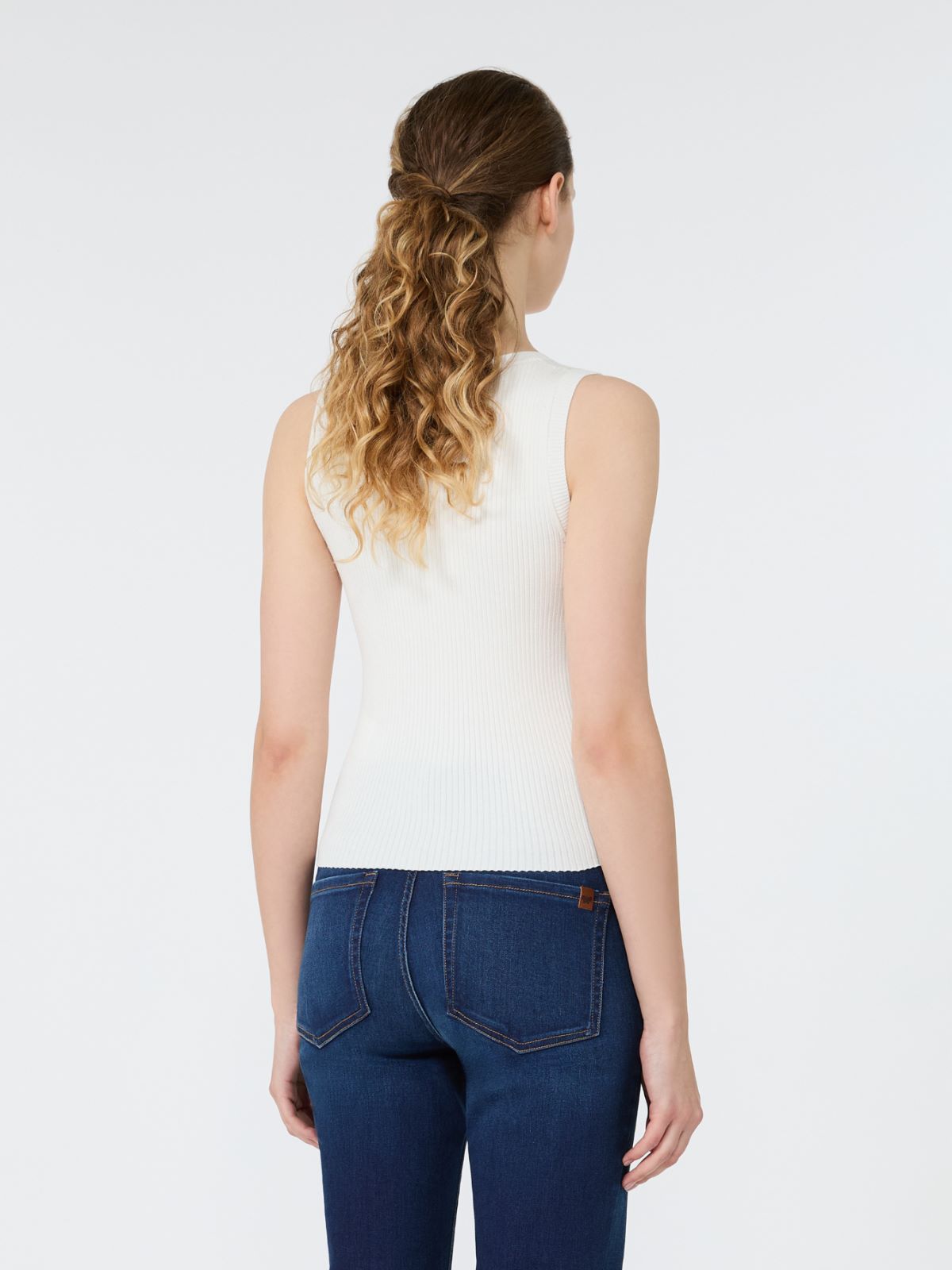 Sleeveless stretch viscose sweater - Weekend Max Mara - 3