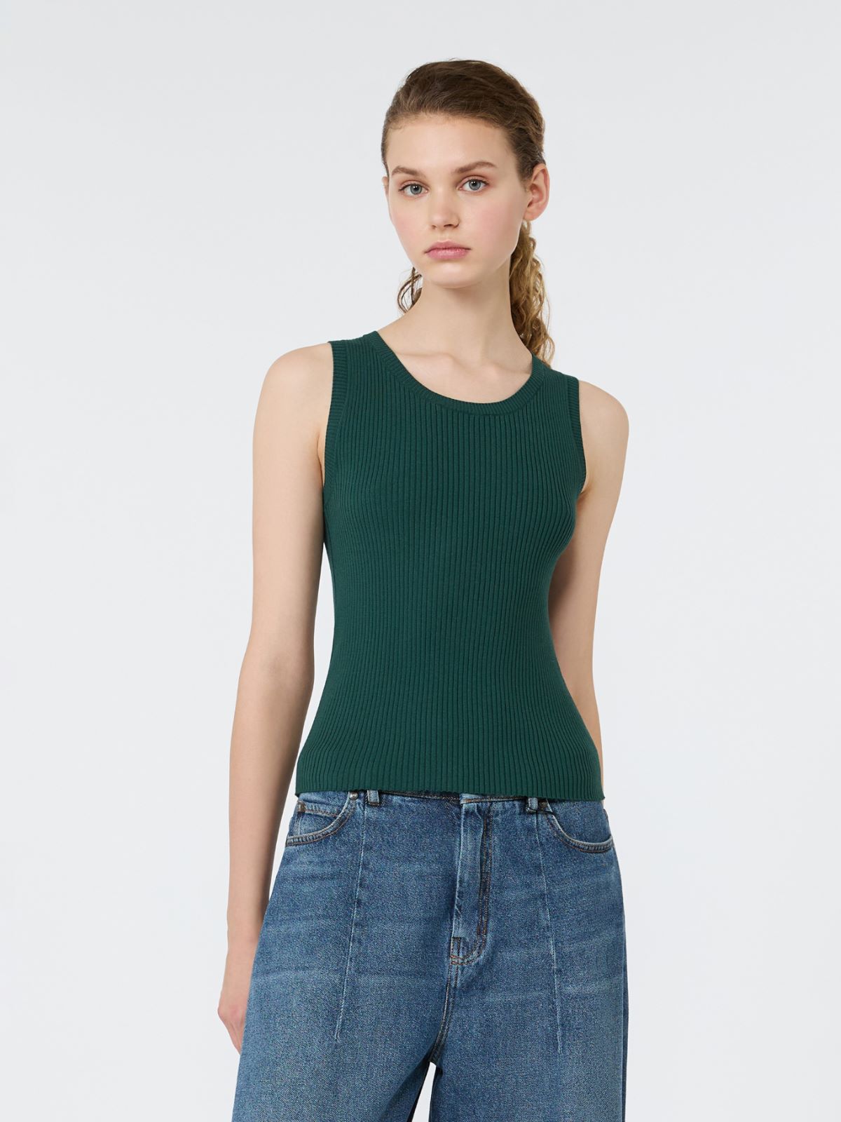 Sleeveless stretch viscose sweater - Weekend Max Mara - 2