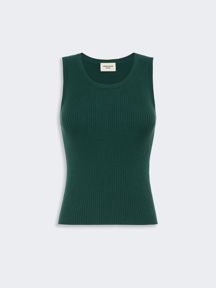 Sleeveless stretch viscose sweater - Weekend Max Mara