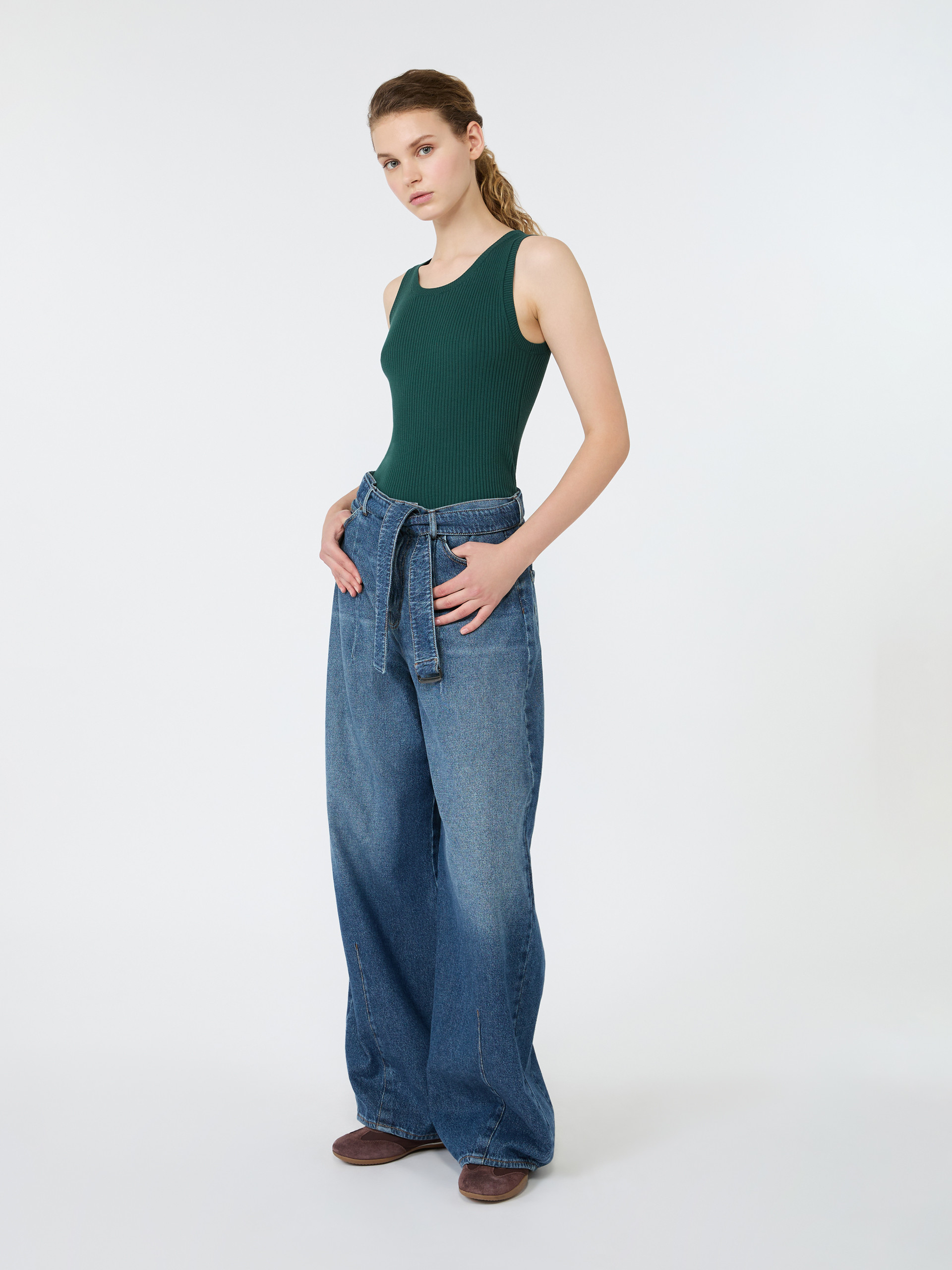 Sleeveless stretch viscose sweater - Weekend Max Mara