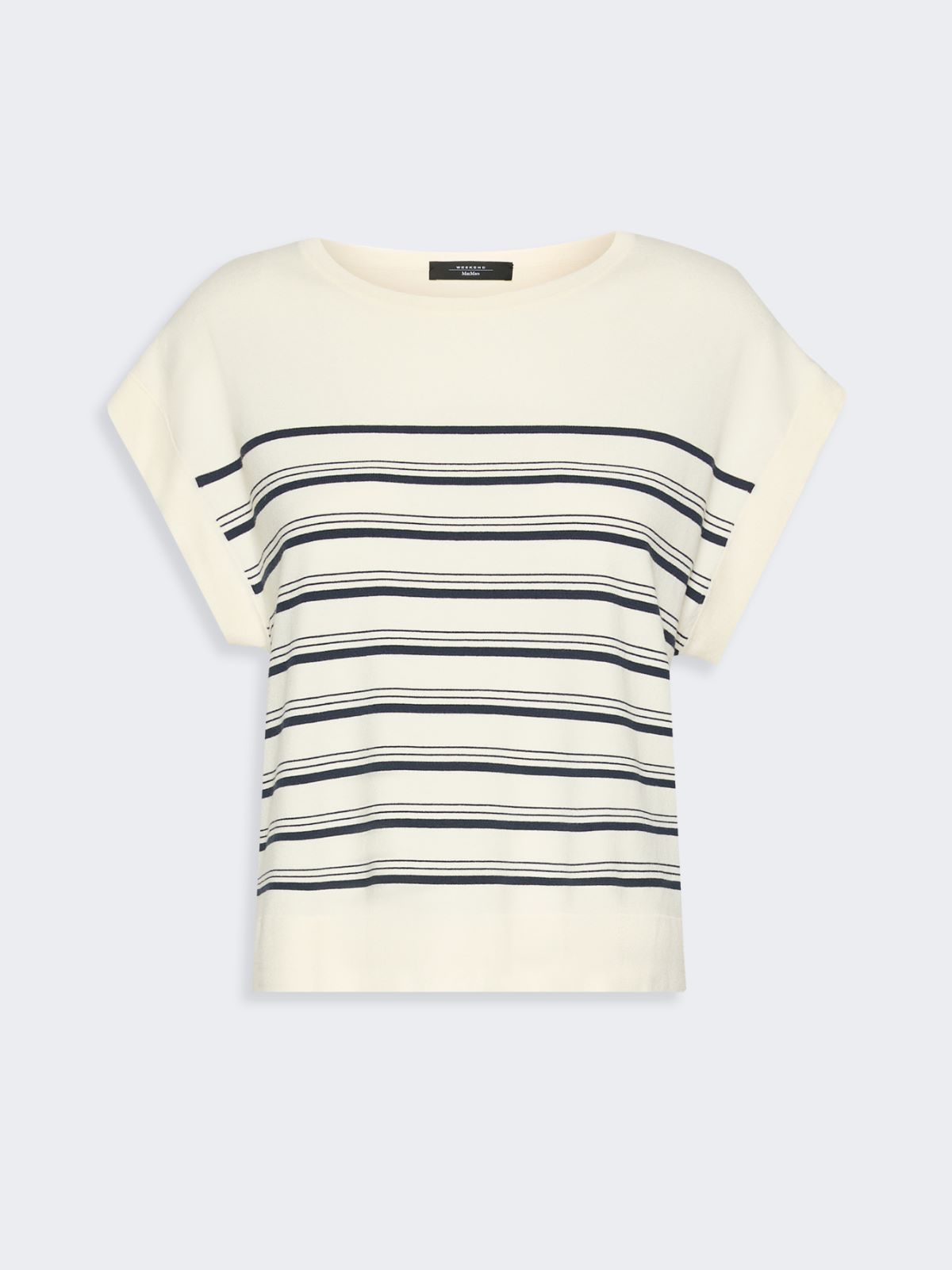 Short-sleeved viscose sweater - ECRU - Weekend Max Mara - 5