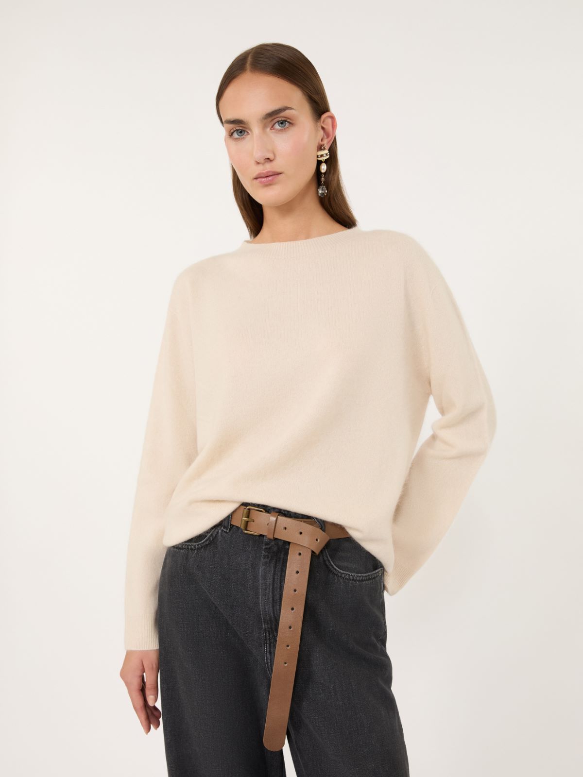 Wool and cashmere crewneck sweater - Weekend Max Mara - 4