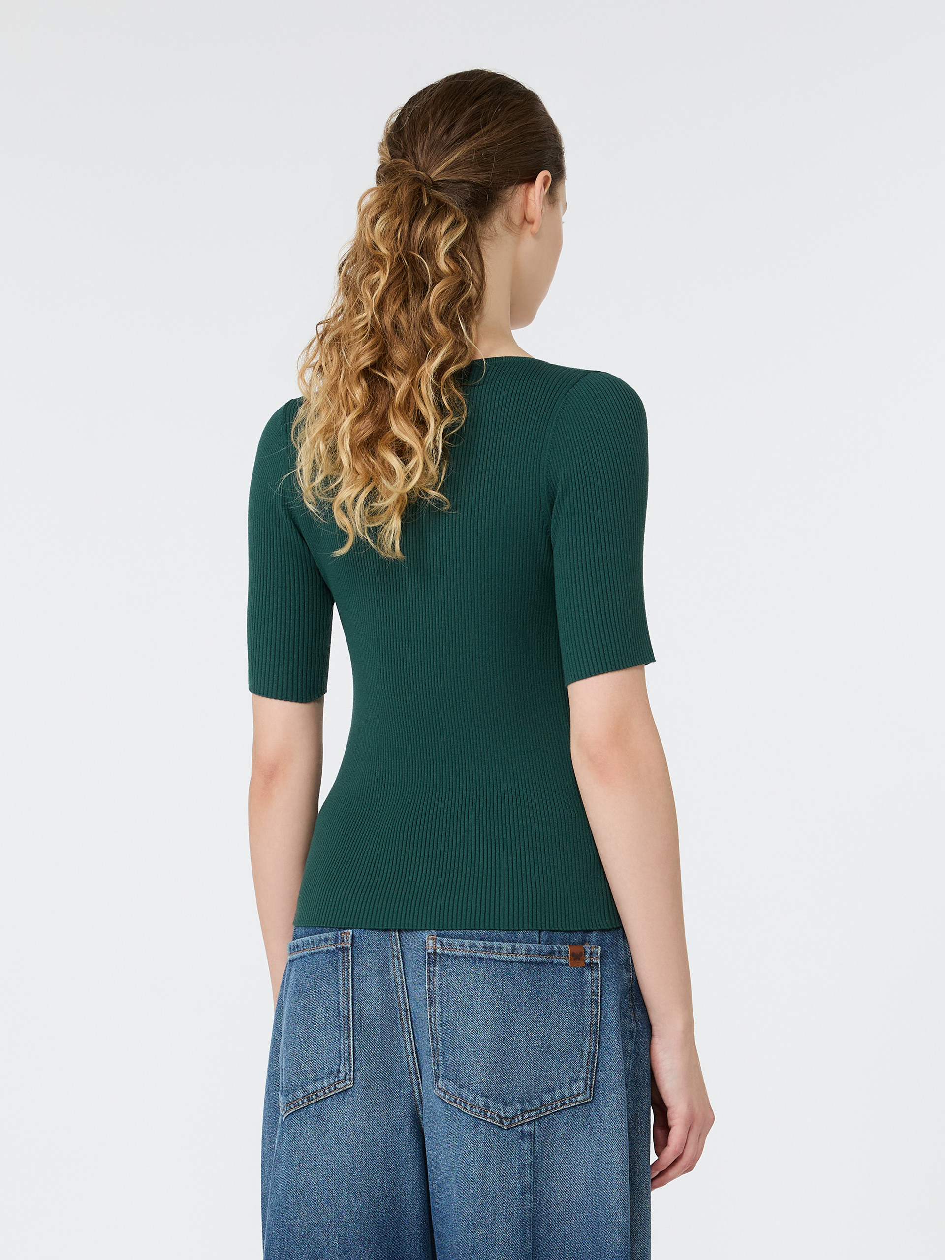 Slim-fit stretch viscose sweater - Weekend Max Mara - 3
