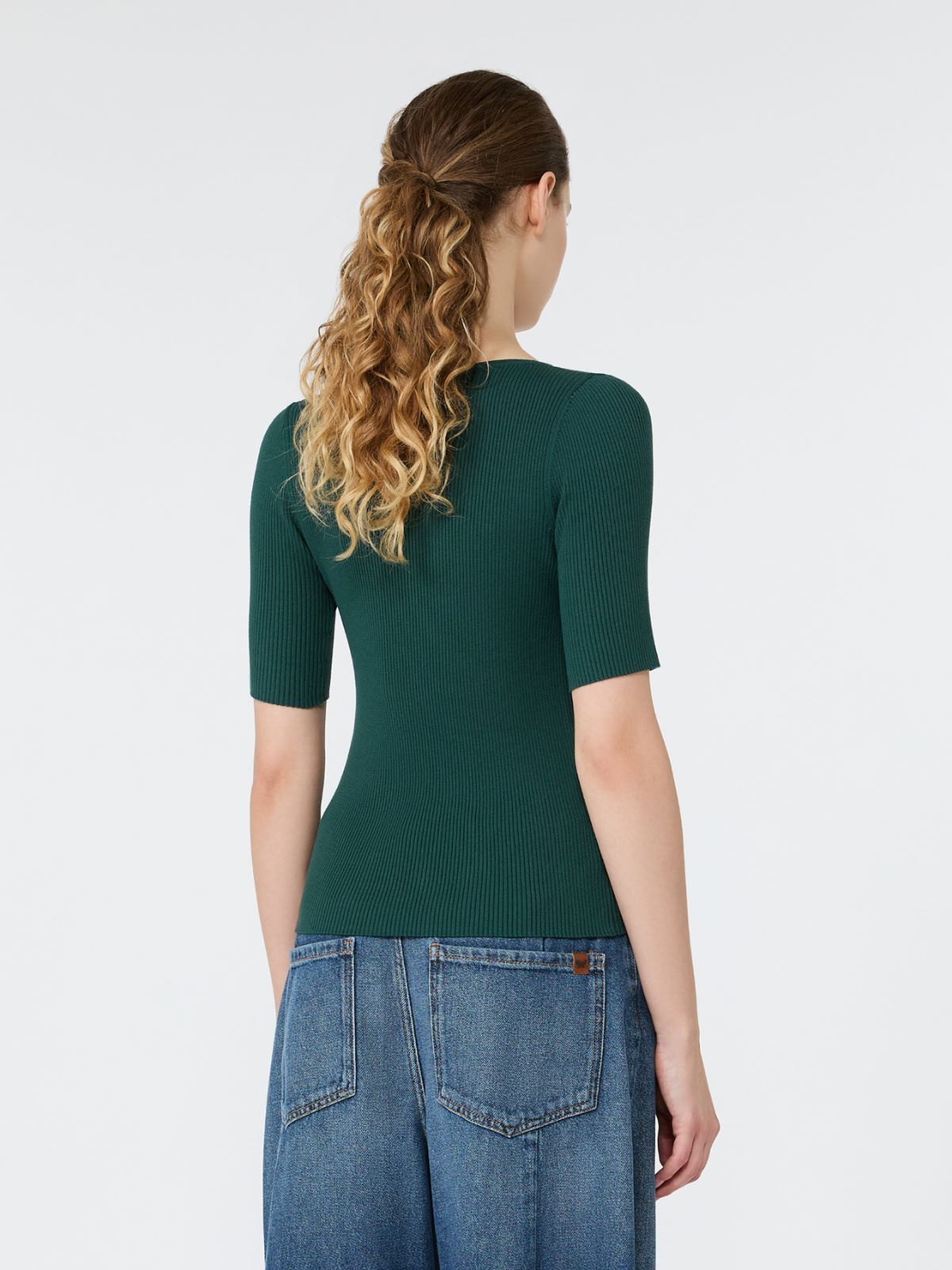 Slim-fit stretch viscose sweater - Weekend Max Mara - 3