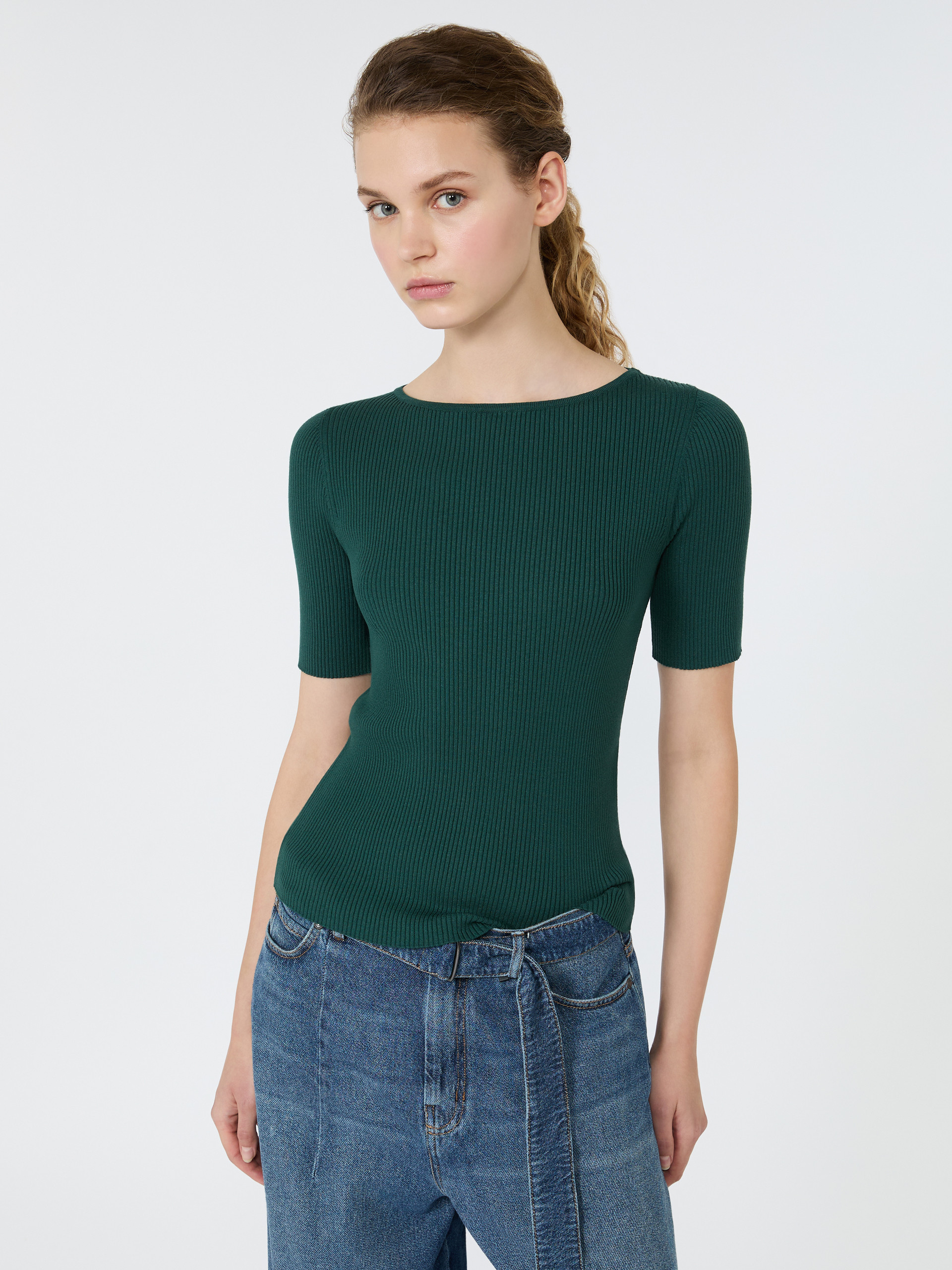 Slim-fit stretch viscose sweater - Weekend Max Mara - 4