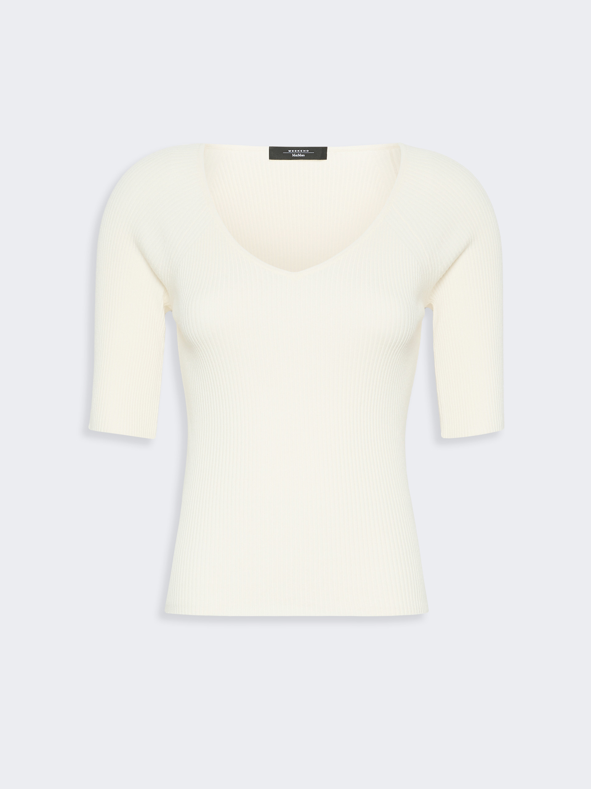 Rib-knit stretch viscose sweater - Weekend Max Mara - 5
