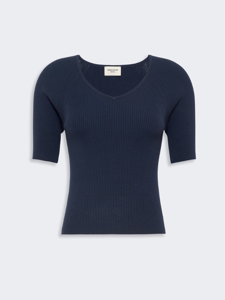 Rib-knit stretch viscose sweater - Weekend Max Mara - 2