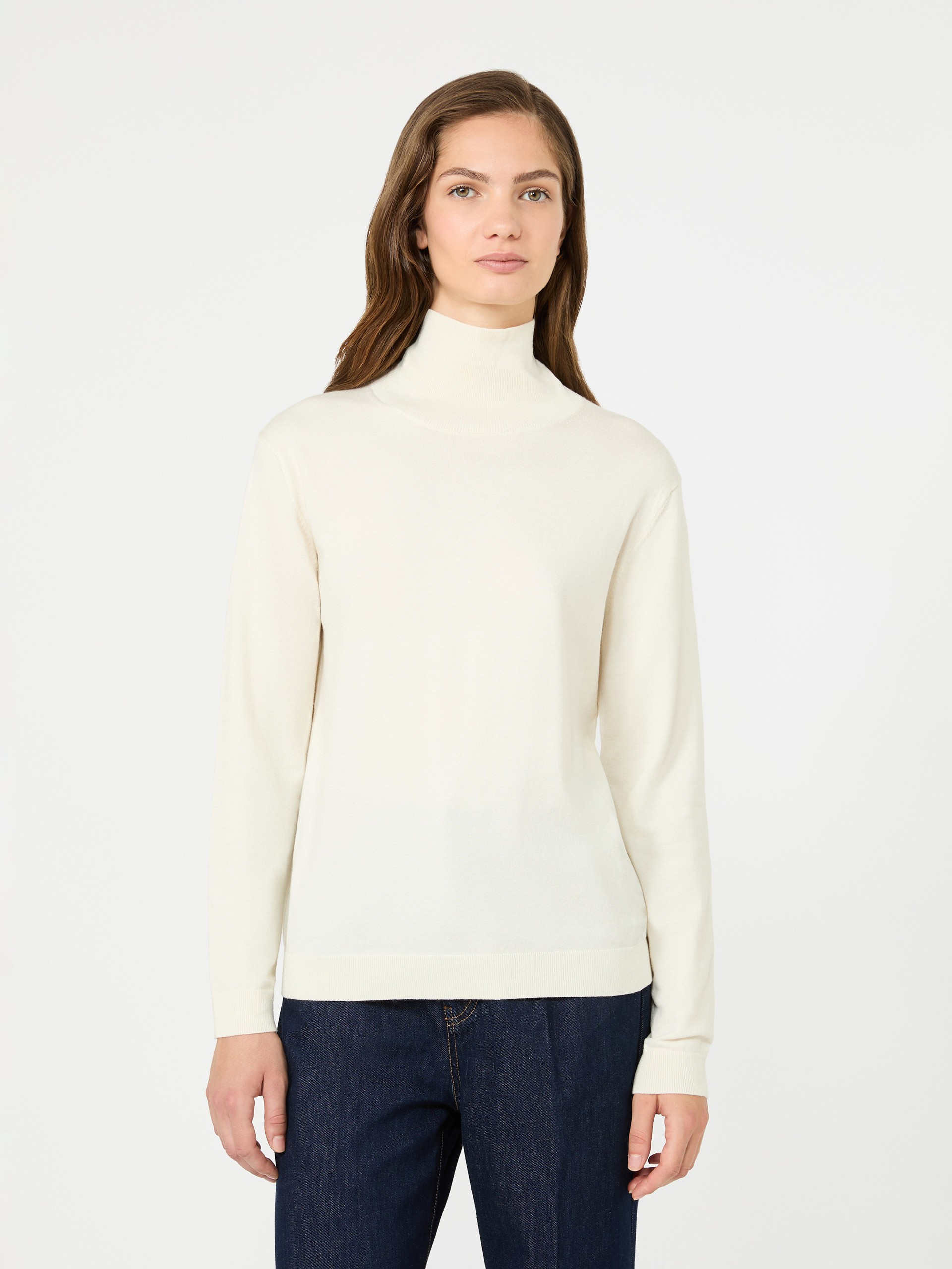 Wool and silk knit turtleneck - Weekend Max Mara - 2