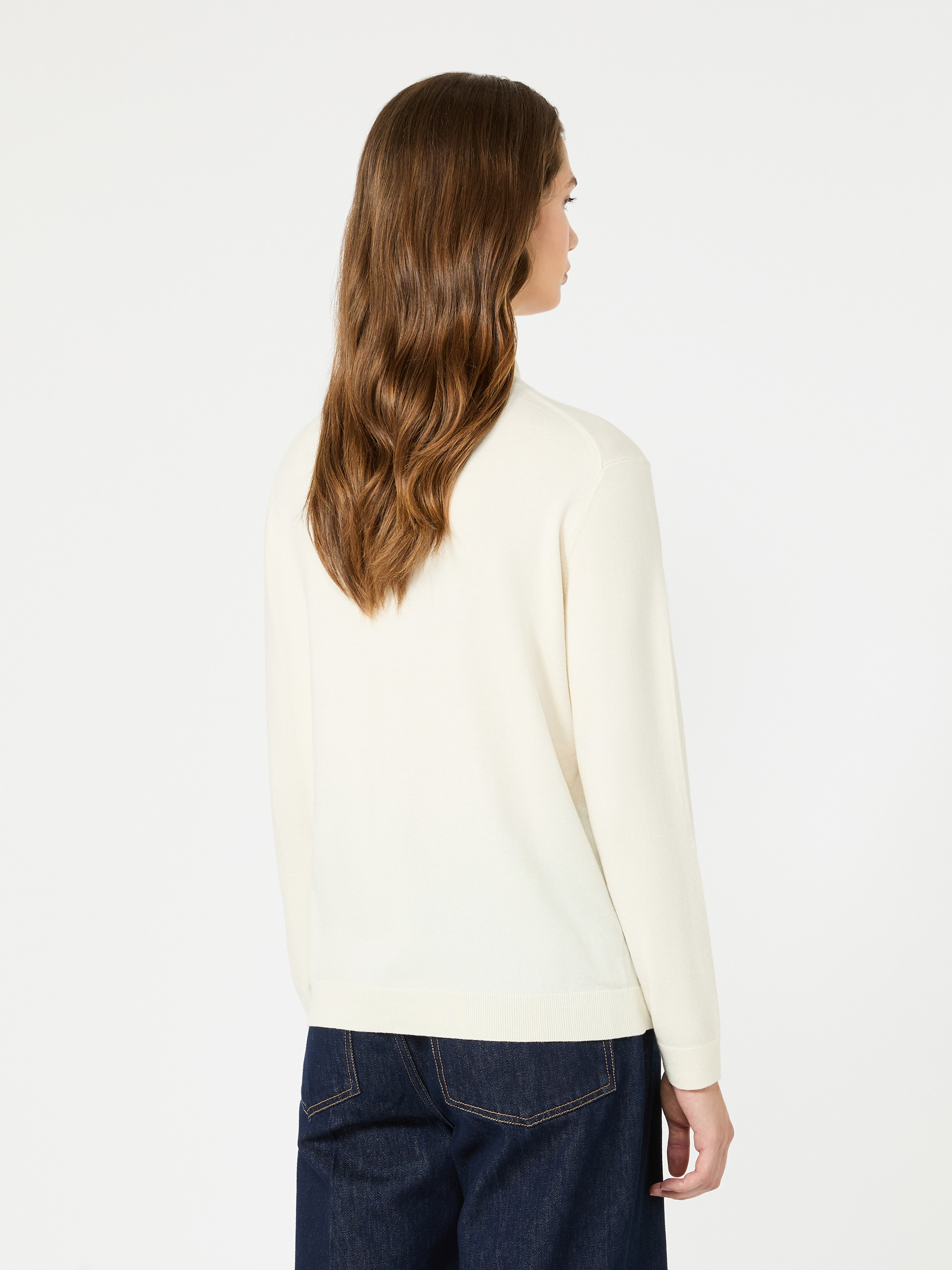 Wool and silk knit turtleneck - Weekend Max Mara - 3