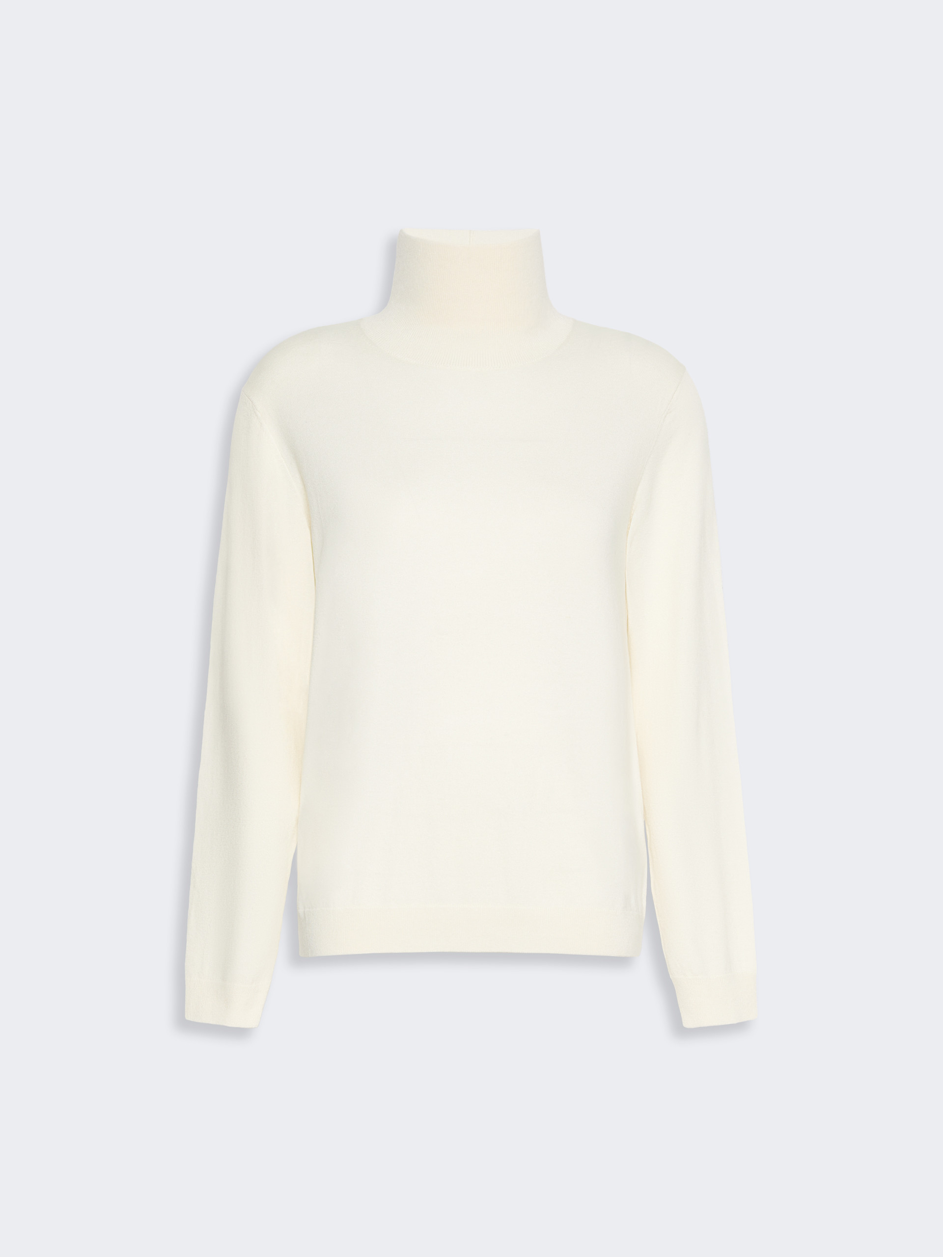 Wool and silk knit turtleneck - Weekend Max Mara - 5