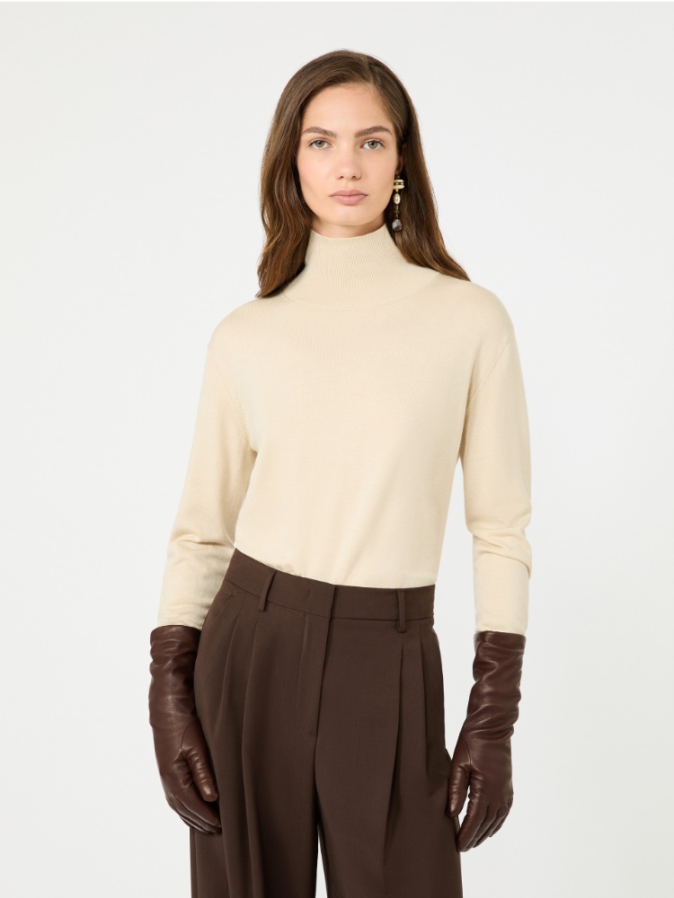 Wool and silk knit turtleneck - Weekend Max Mara