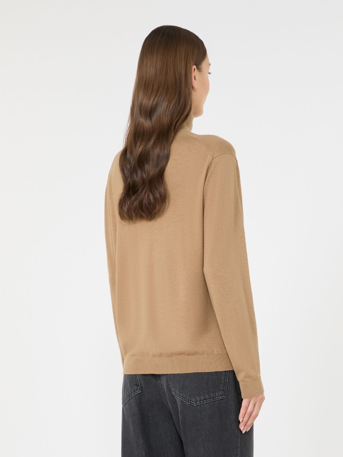 Wool and silk knit turtleneck - Weekend Max Mara - 3