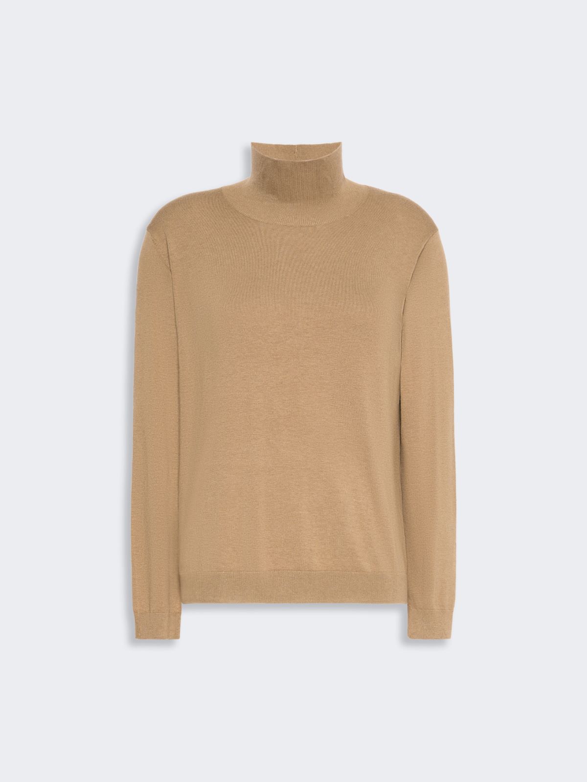 Wool and silk knit turtleneck - Weekend Max Mara - 5