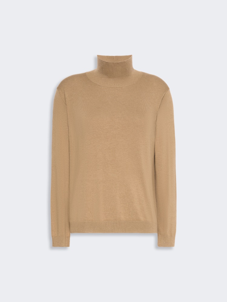 Wool and silk knit turtleneck - Weekend Max Mara