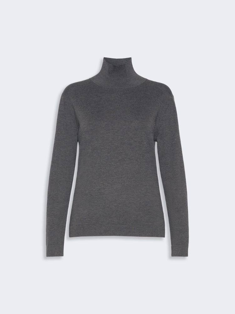 Wool and silk knit turtleneck - Weekend Max Mara