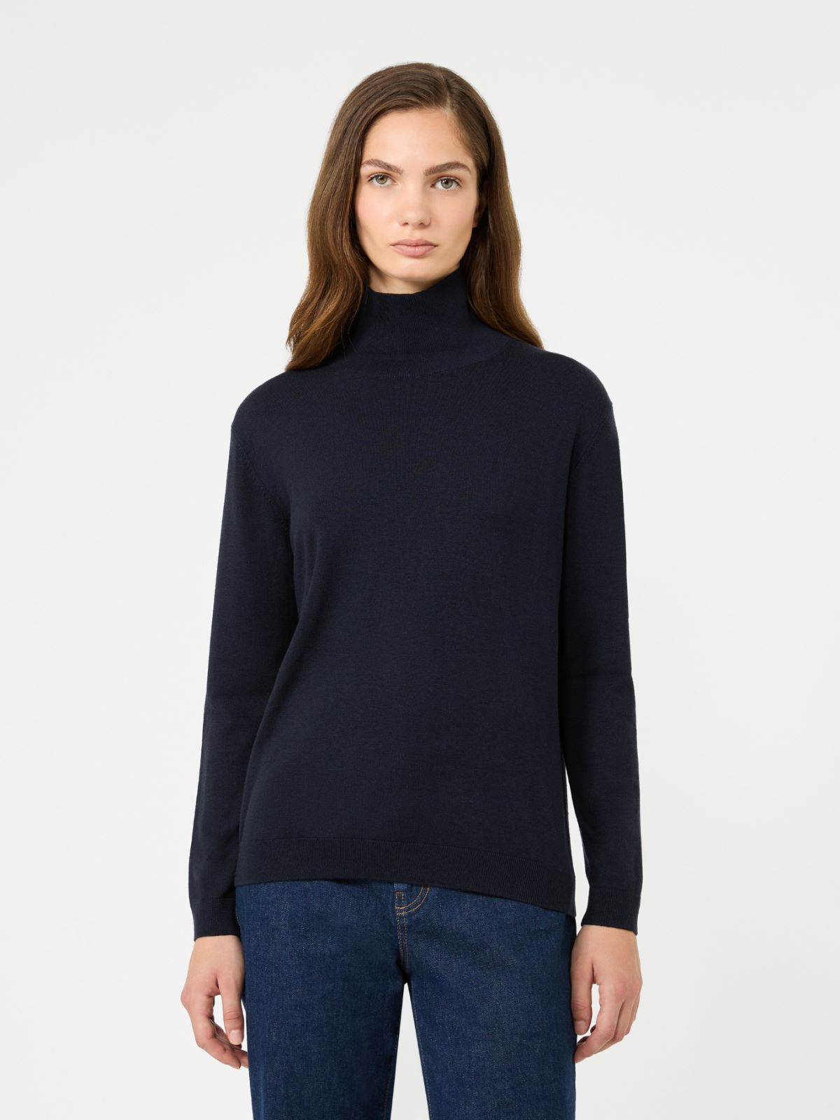 Wool and silk knit turtleneck - Weekend Max Mara - 2