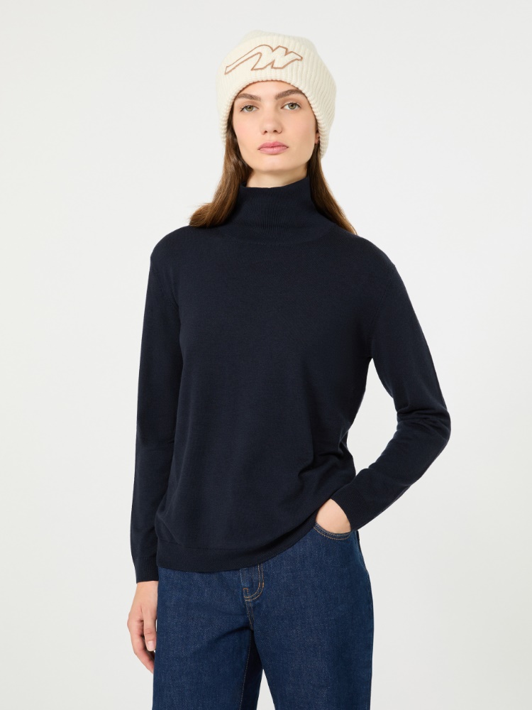 Wool and silk knit turtleneck - Weekend Max Mara