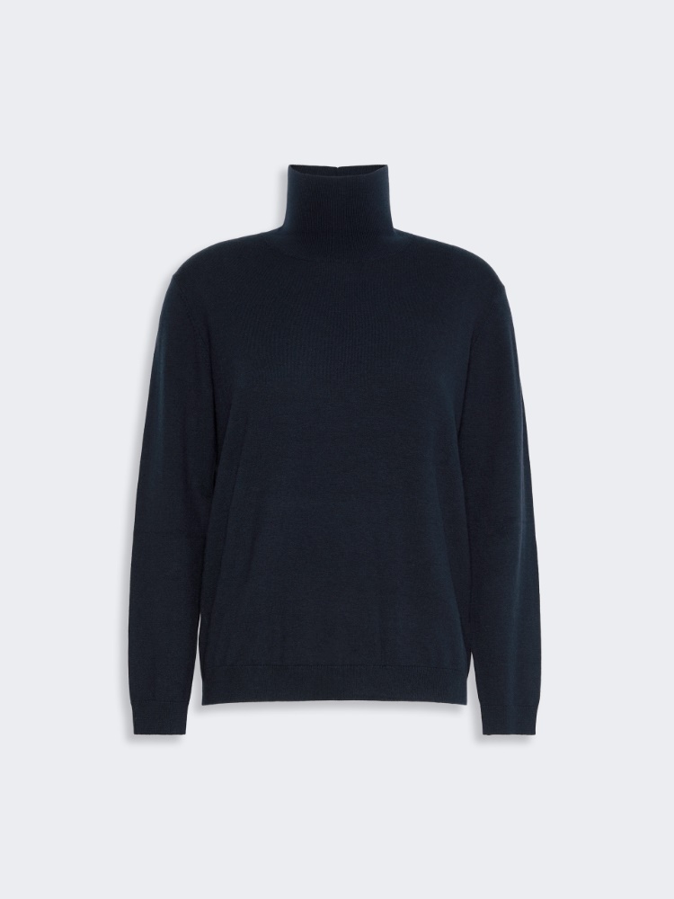 Wool and silk knit turtleneck - Weekend Max Mara