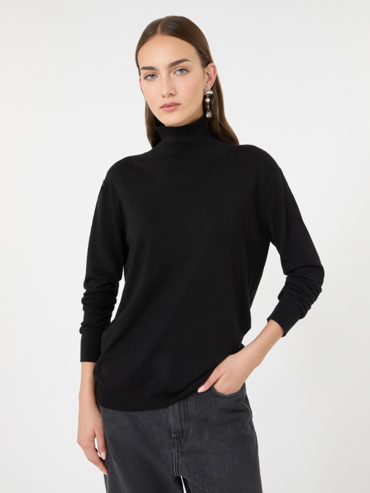 Wool and silk knit turtleneck - Weekend Max Mara