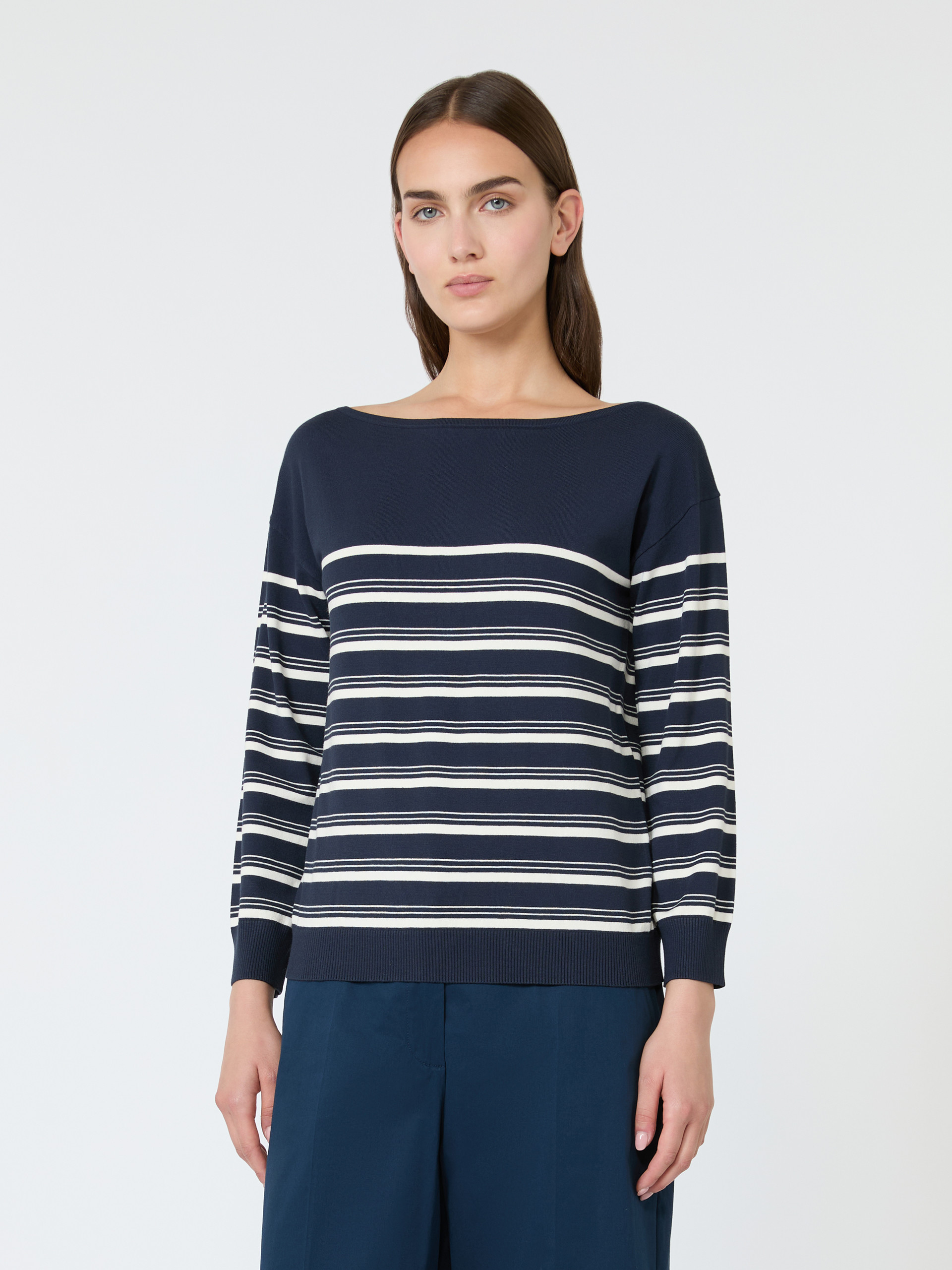 Stockinette-stitched viscose yarn sweater - Weekend Max Mara - 2