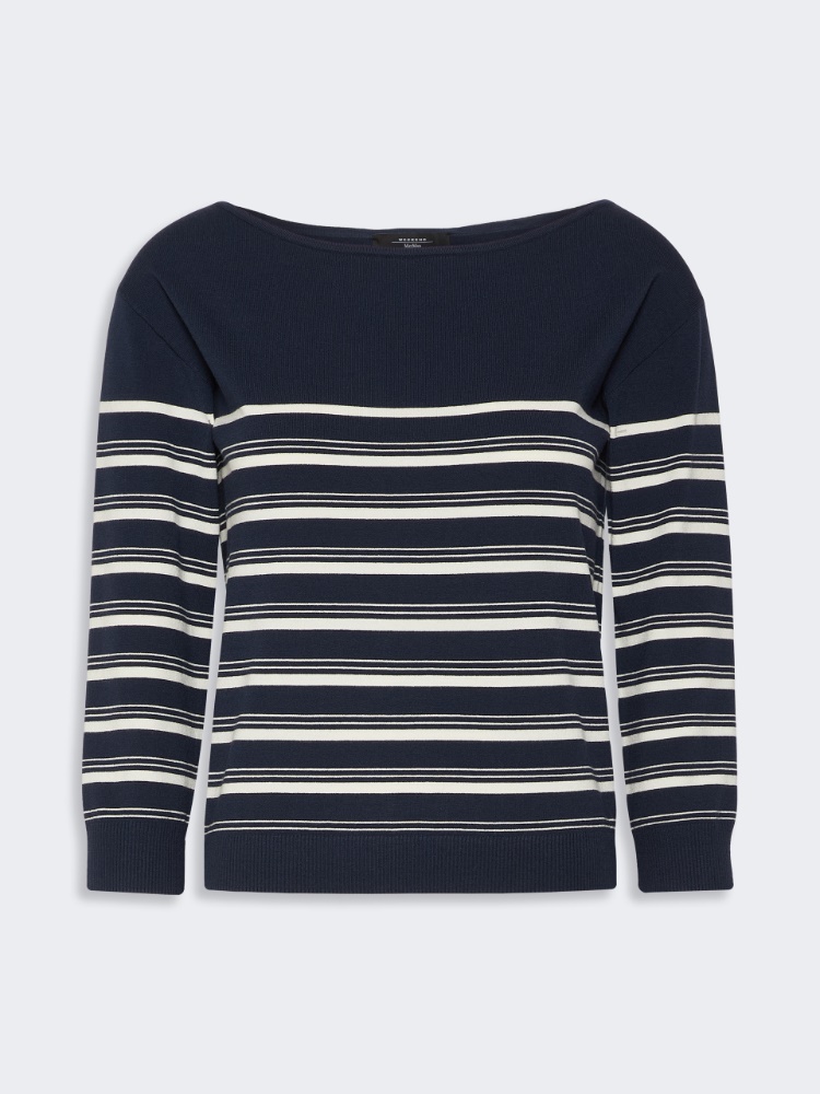 Stockinette-stitched viscose yarn sweater - Weekend Max Mara - 2