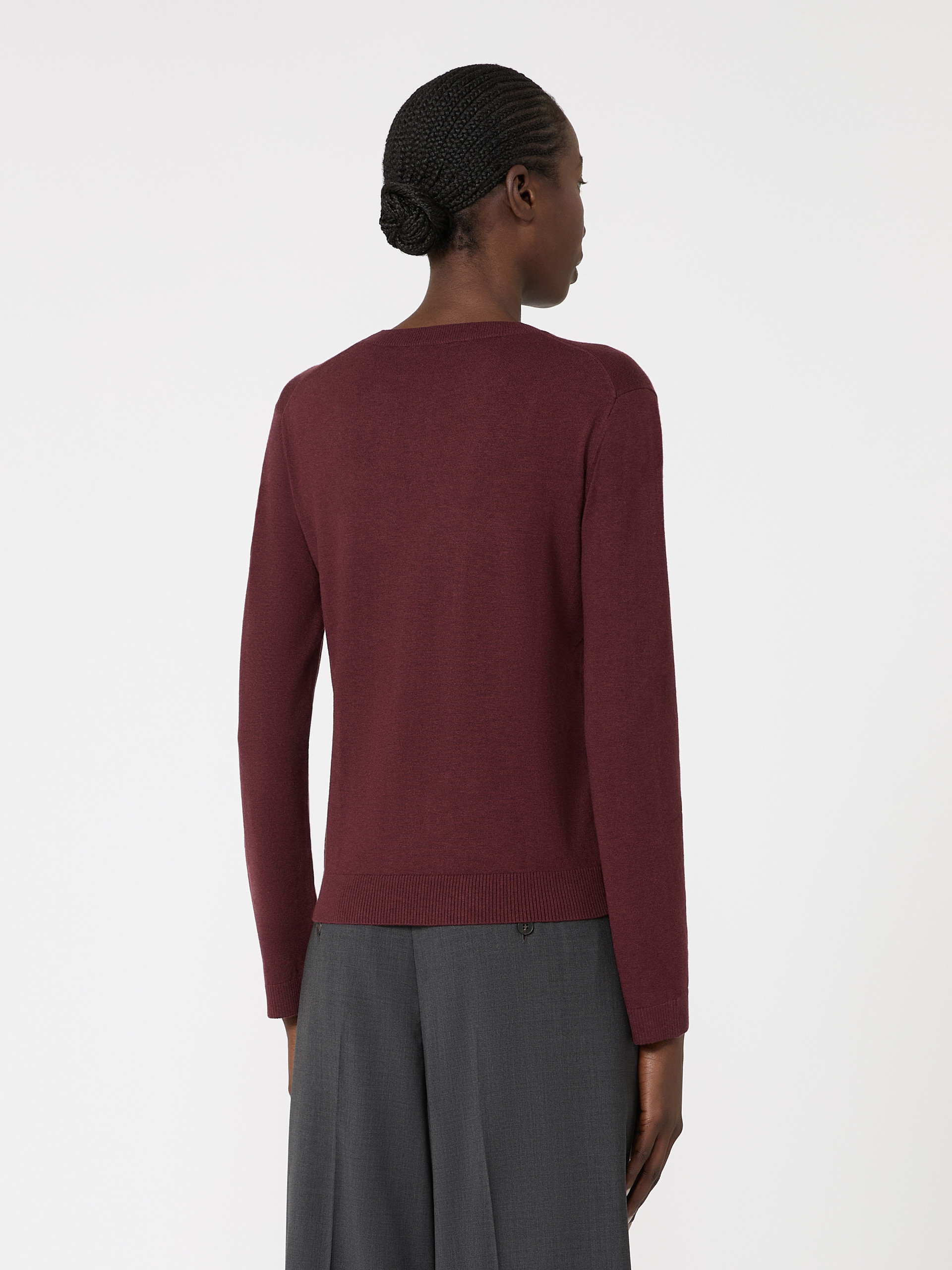 Silk and wool yarn sweater - Weekend Max Mara - 3