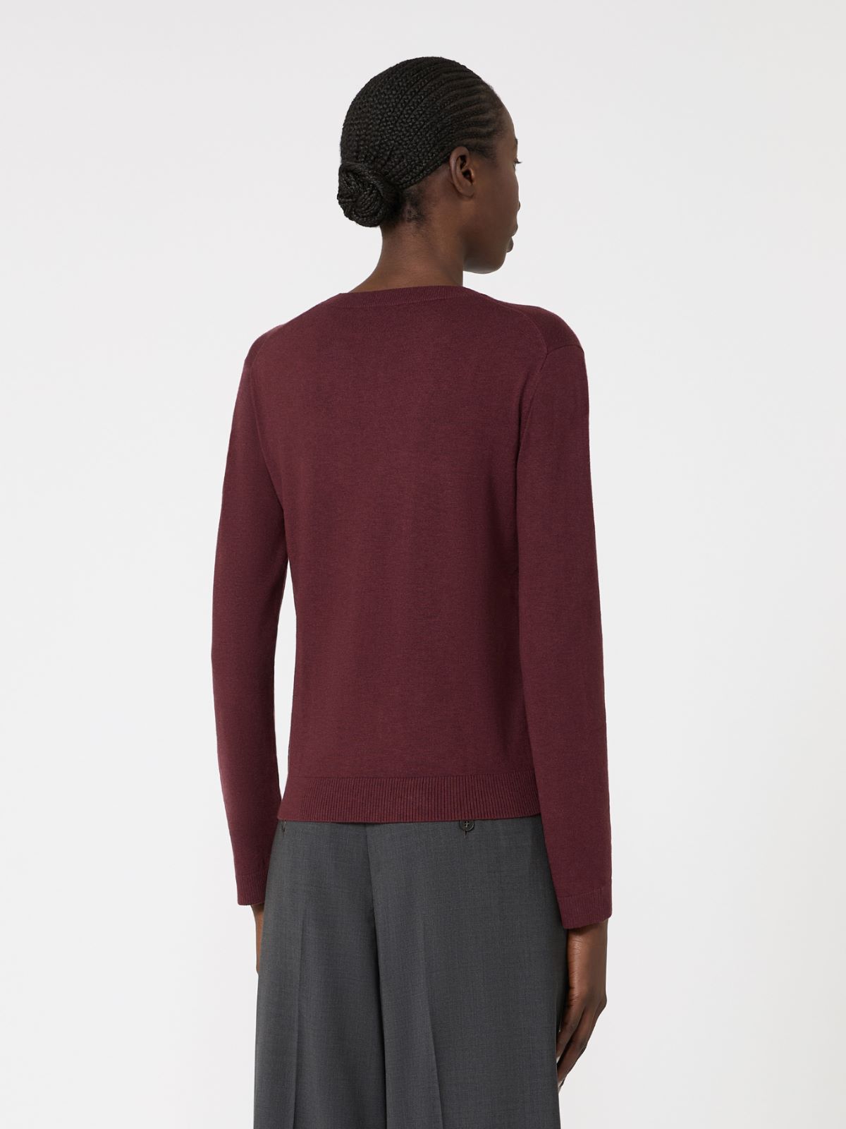 Silk and wool yarn sweater - Weekend Max Mara - 3