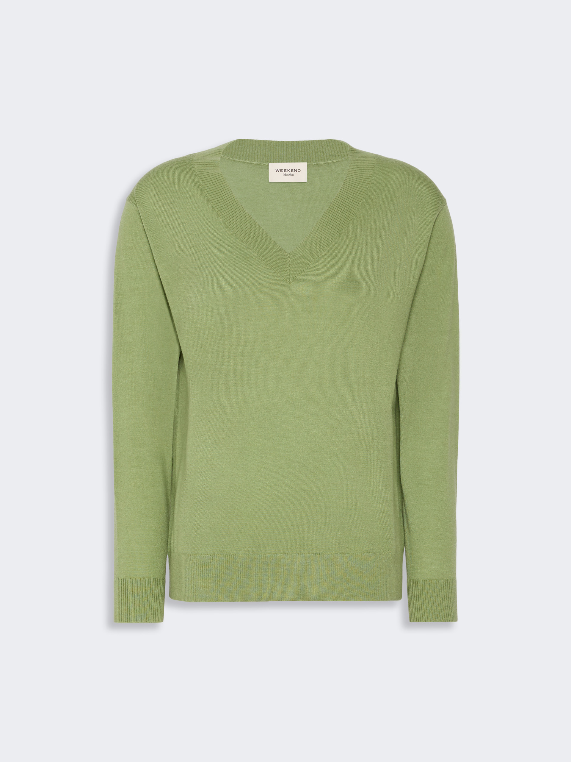 Wool, silk and cashmere V-neck sweater - Weekend Max Mara - 6