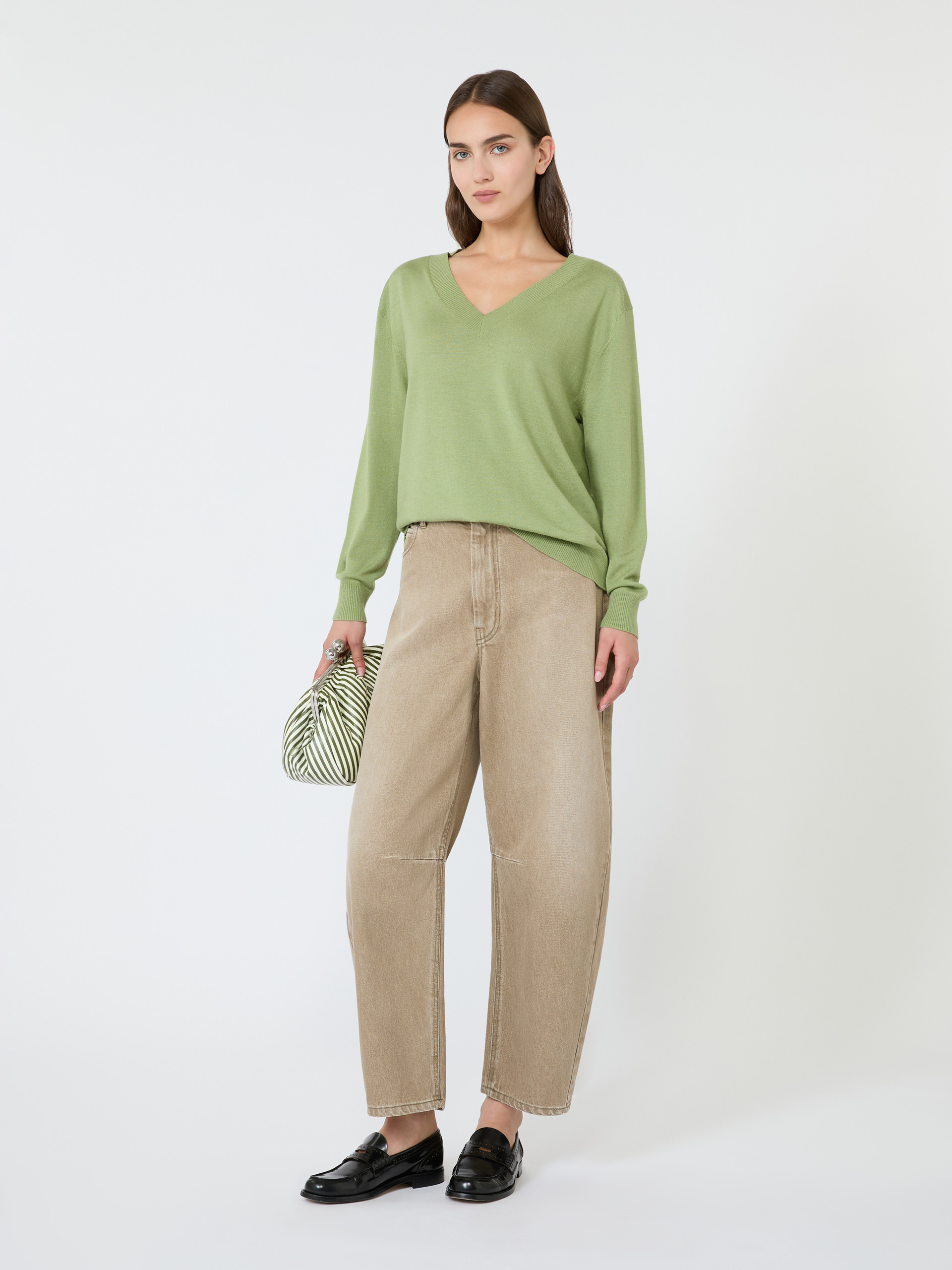 Wool, silk and cashmere V-neck sweater - Weekend Max Mara