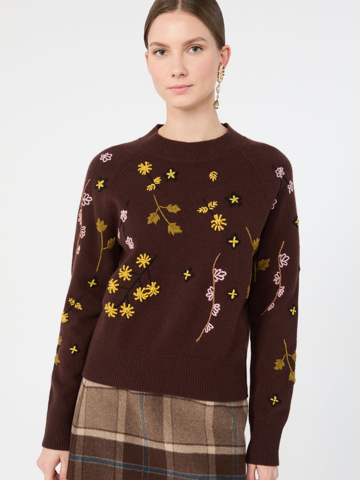 Embroidered wool sweater - Weekend Max Mara - 4
