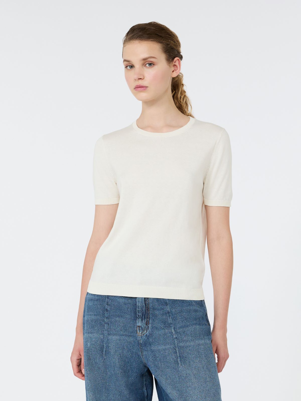 Silk and cotton crew-neck sweater - Weekend Max Mara - 2