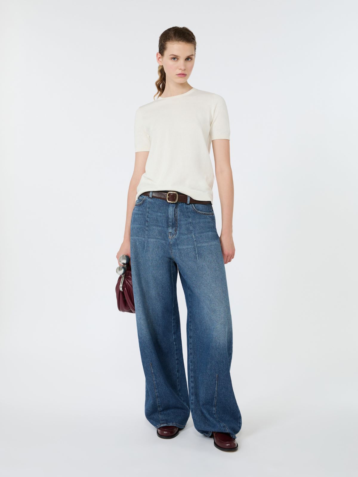 Silk and cotton crew-neck sweater - Weekend Max Mara
