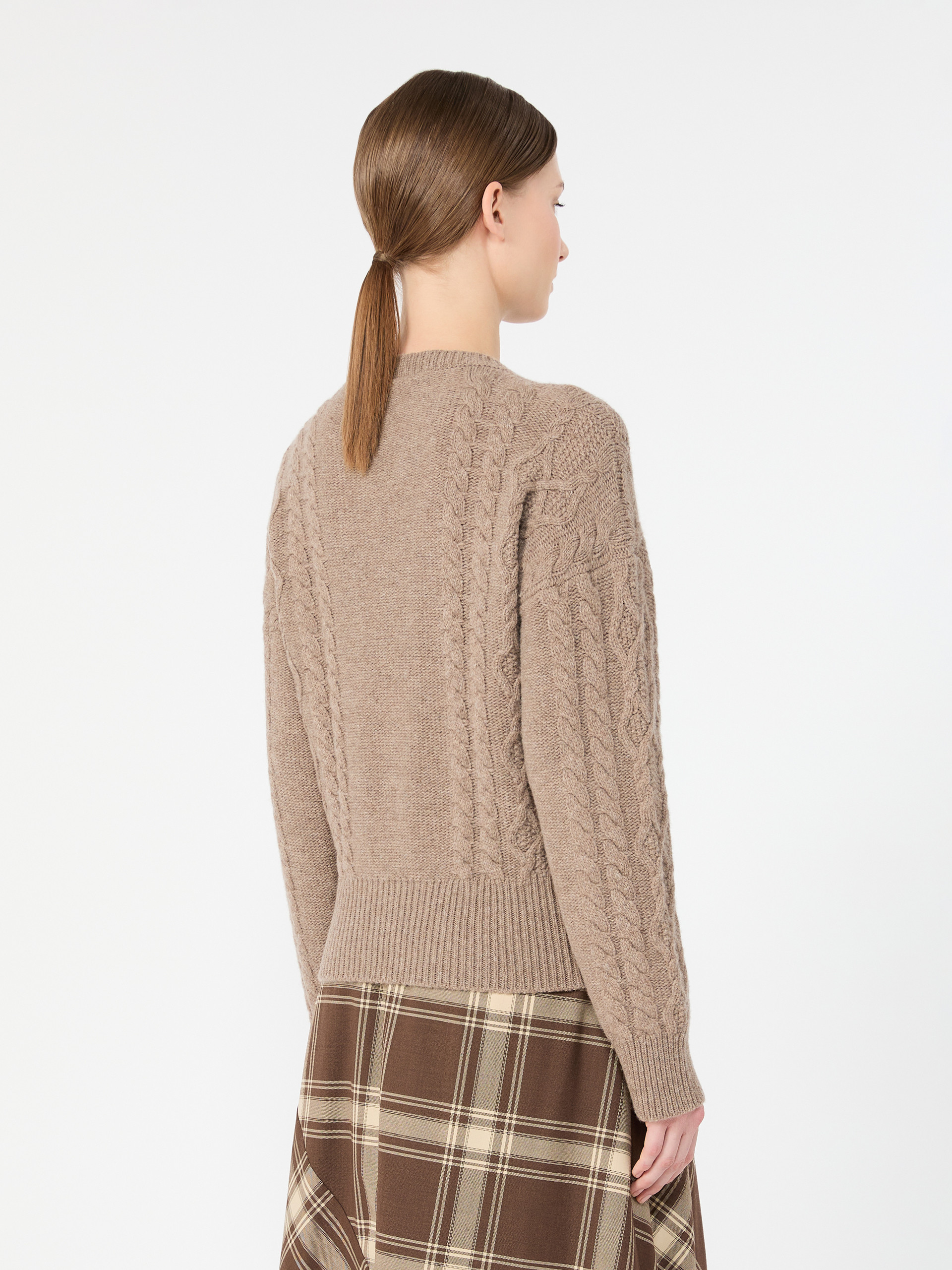 Cable knit wool yarn jumper - Weekend Max Mara - 3